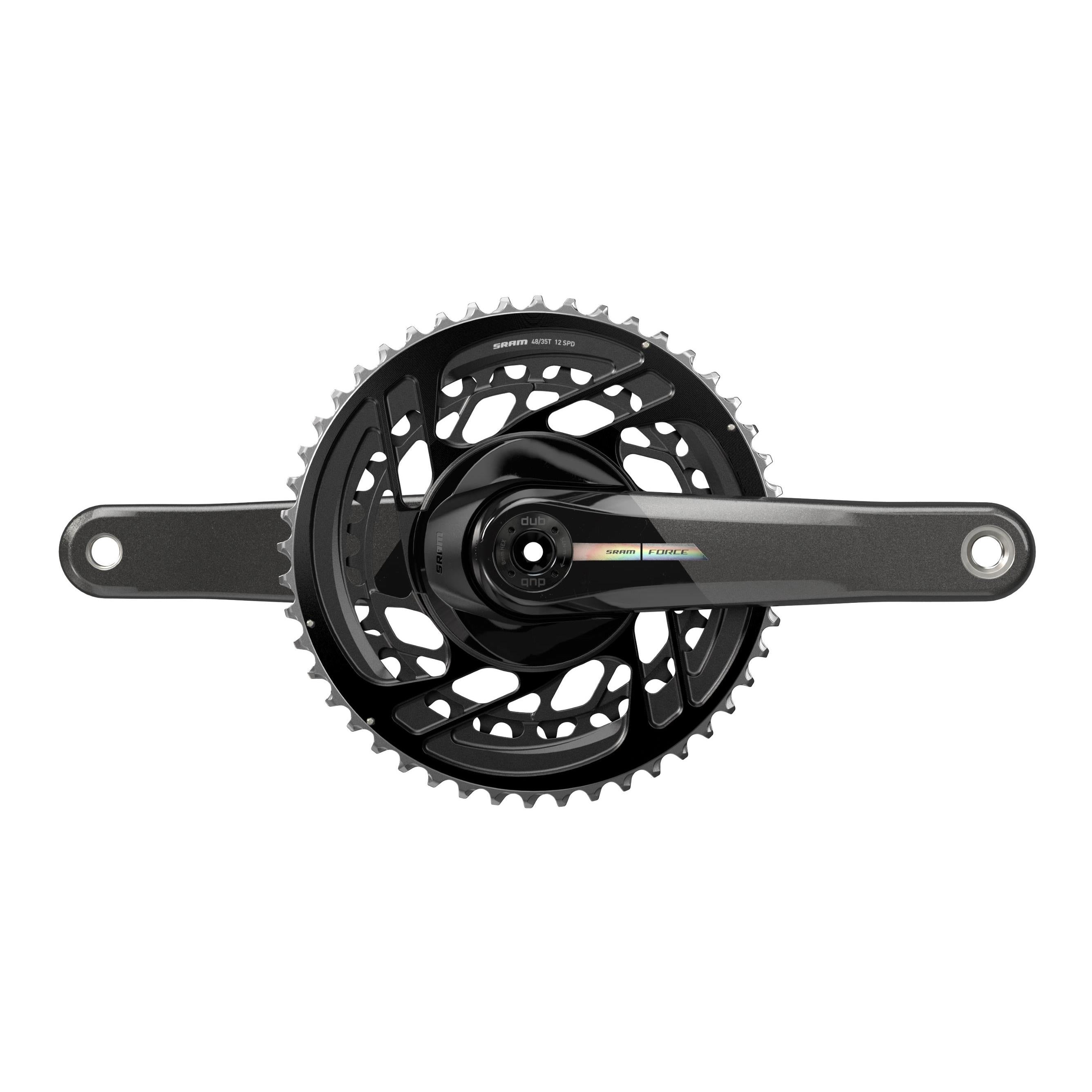 SRAM Force D2 Crankset DUB Direct Mount (BB not included) 2023 | Power2Cycle UNICORN GREY WITH LASER FOIL
