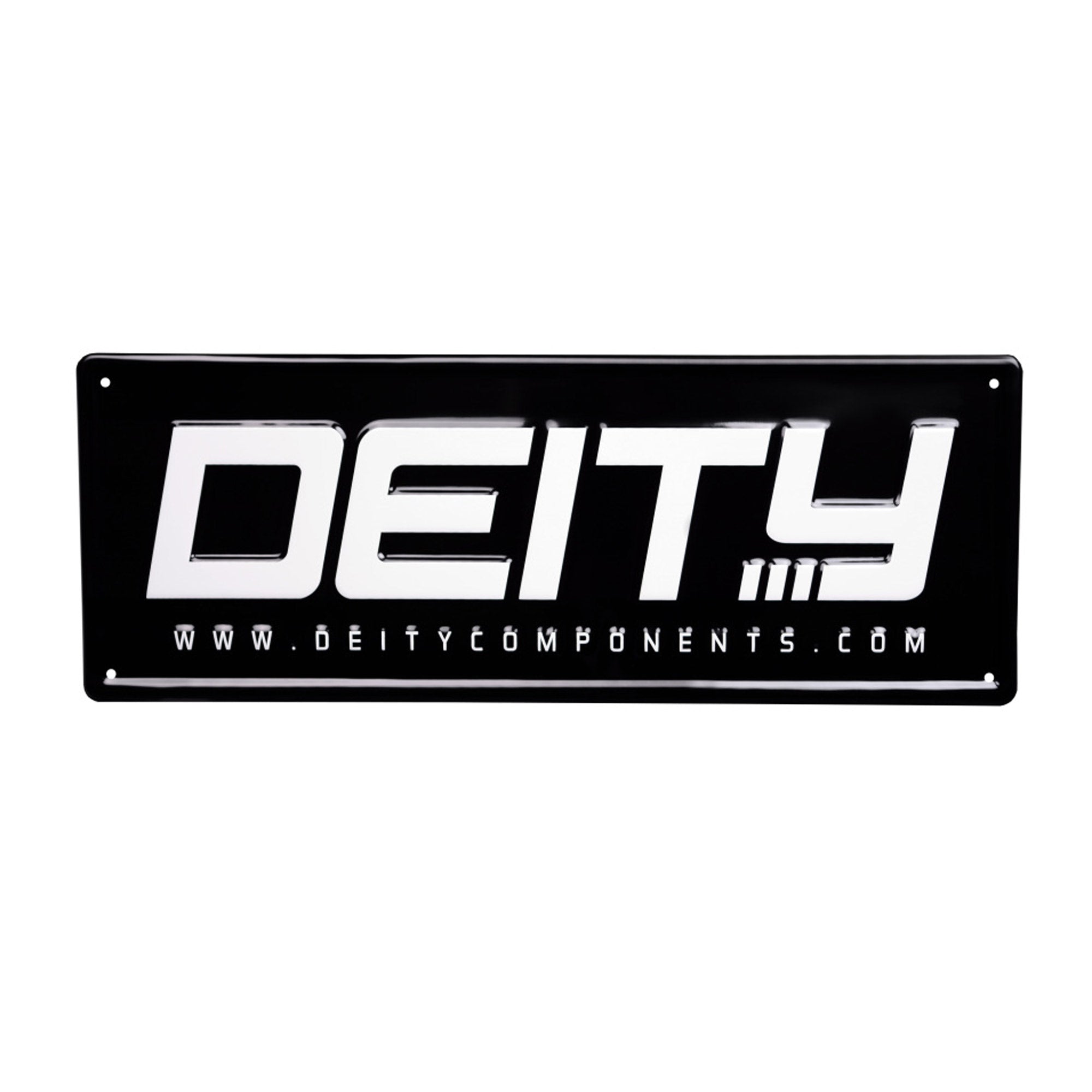 DEITY Speedmetal Sign | Power2Cycle BLACK & WHITE