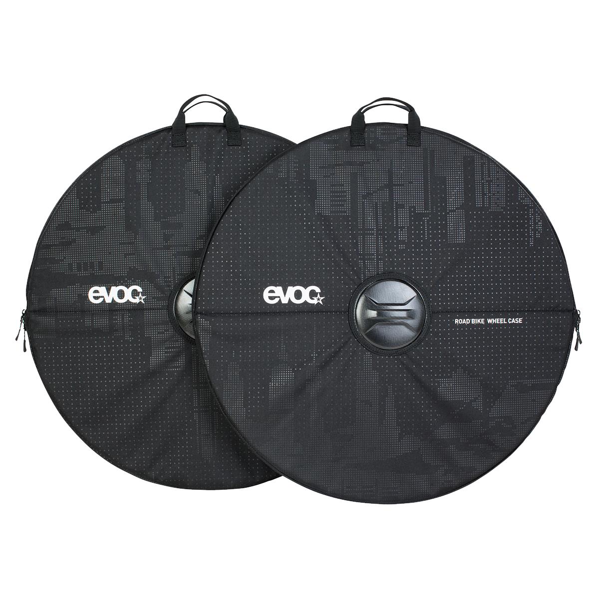 EVOC Road Bike Wheel Case  | Power2Cycle One Pair 2020 | Power2Cycle BLACK