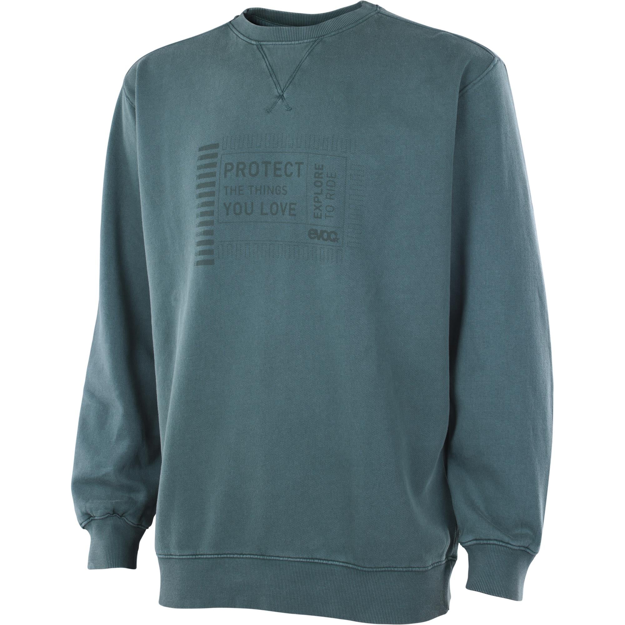 EVOC Crew Neck 2026 | Power2Cycle BOTTLE GREEN