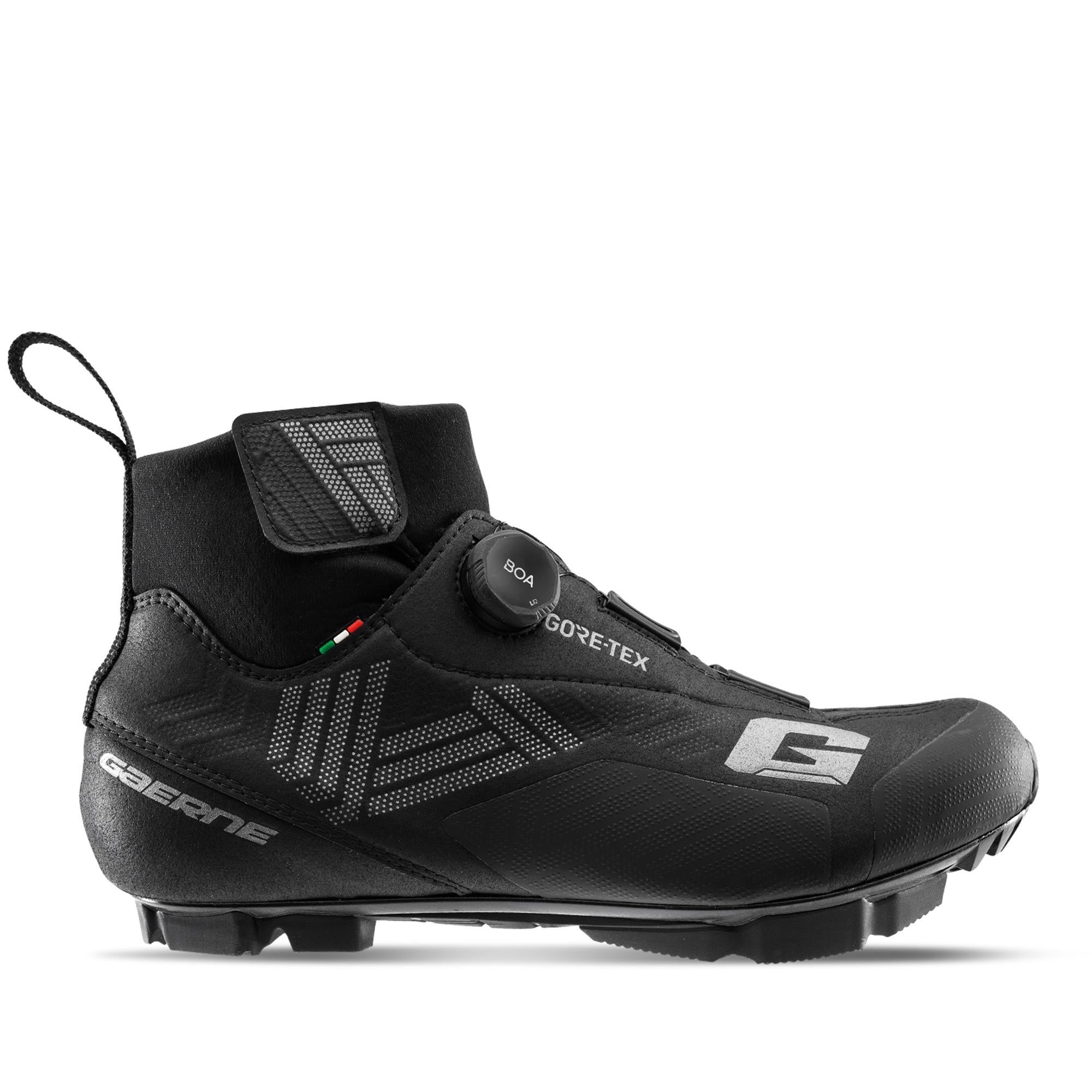 Gaerne Ice storm Gore | Power2CycleTex MTB Shoes 2025 | Power2Cycle GORE | Power2CycleTEX BLACK