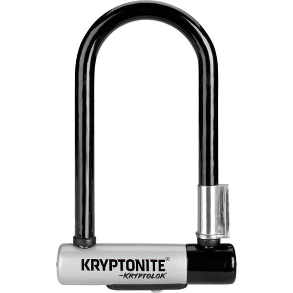 Kryptonite Kryptolok Mini U | Power2CycleLock with Flexframe bracket Sold Secure Gold