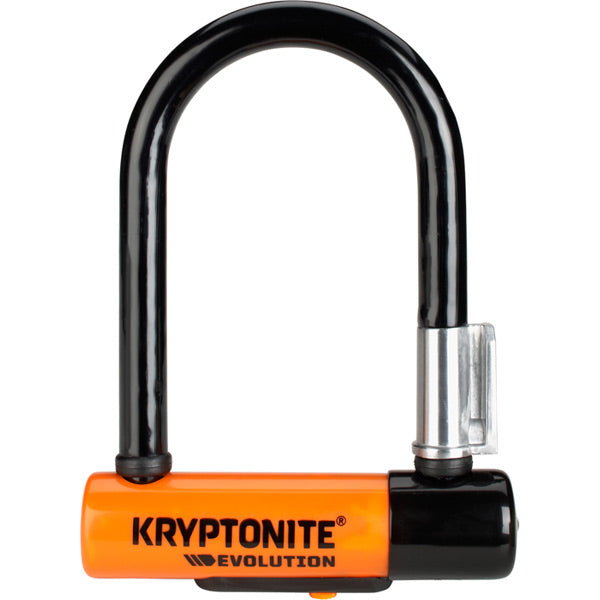 Kryptonite Evolution Mini | Power2Cycle5 U | Power2CycleLock with Flexframe bracket Sold Secure Gold