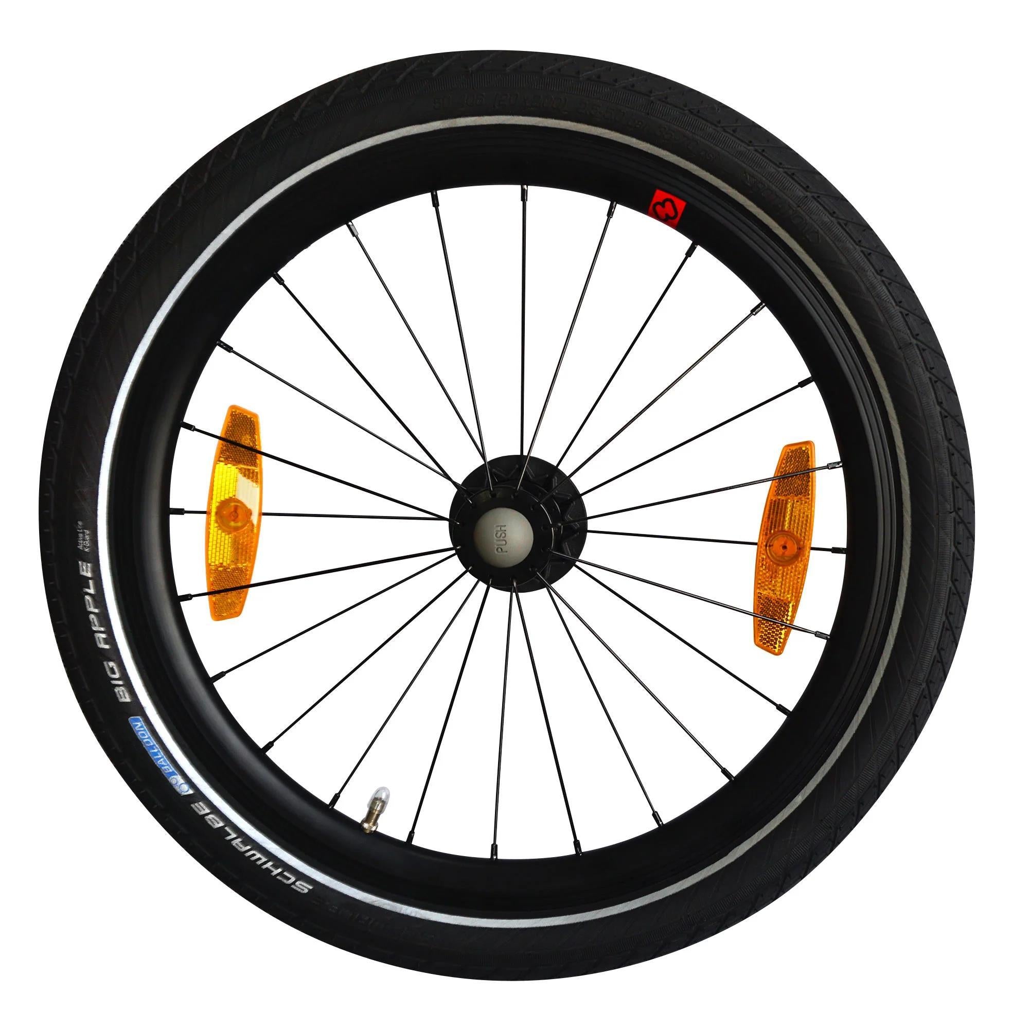"Hamax Avenida 20" Quick Release Wheel (1 Piece) Right 2023 | Power2Cycle BLACK"