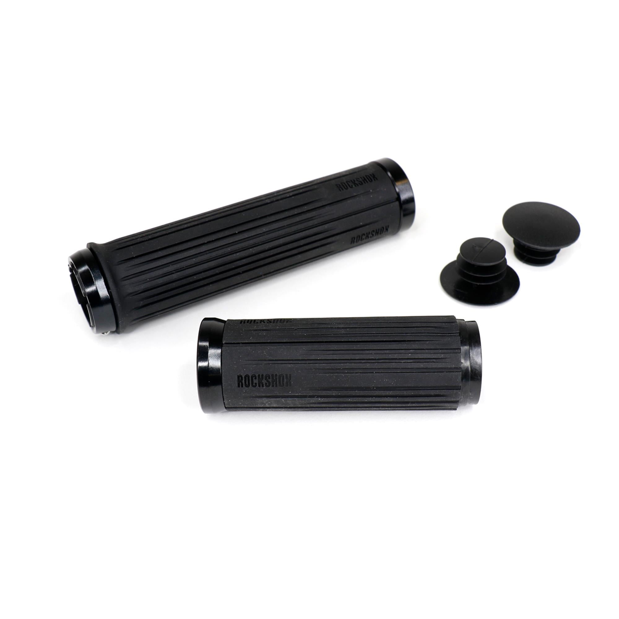 RockShox Grips for TwistLoc 77/125mm Textured Grips (includes black clamps, end plugs)  | Power2Cycle TwistLoc Base B1+ (2023+) | Power2Cycle