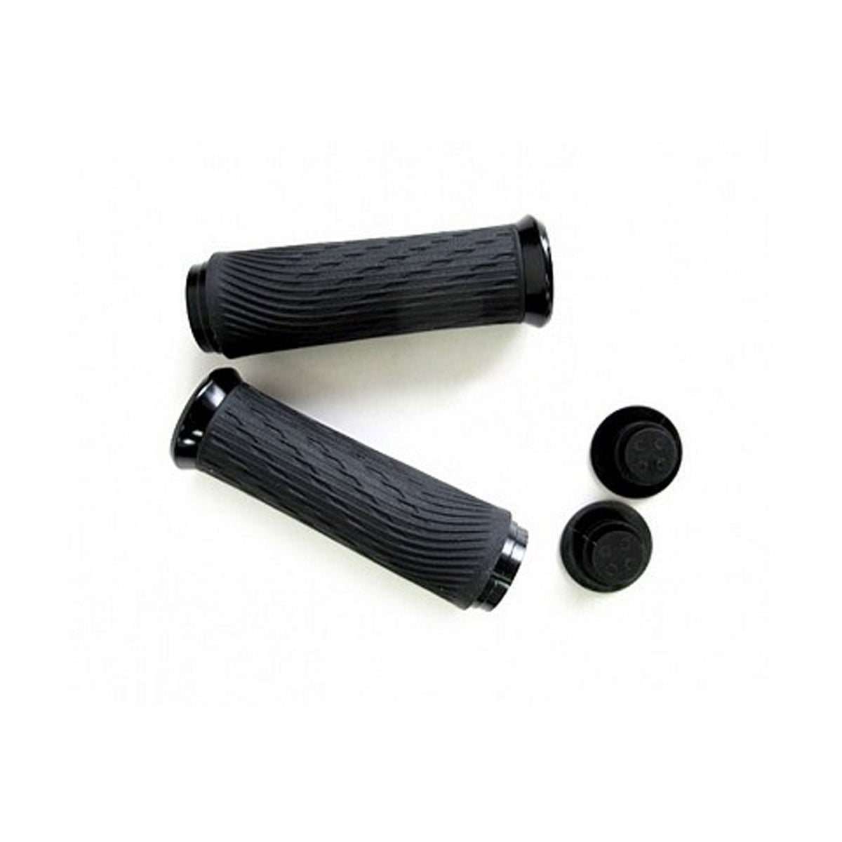 Locking Grips for Grip Shift Full Length 122mm with Black Clamps and End Plug | Power2Cycle