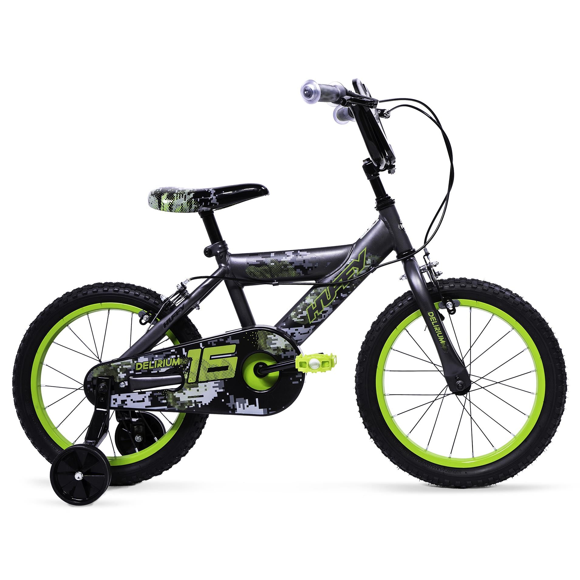 Huffy Delirium 16" Kids Bike | Power2Cycle MATTE SILVER 16"