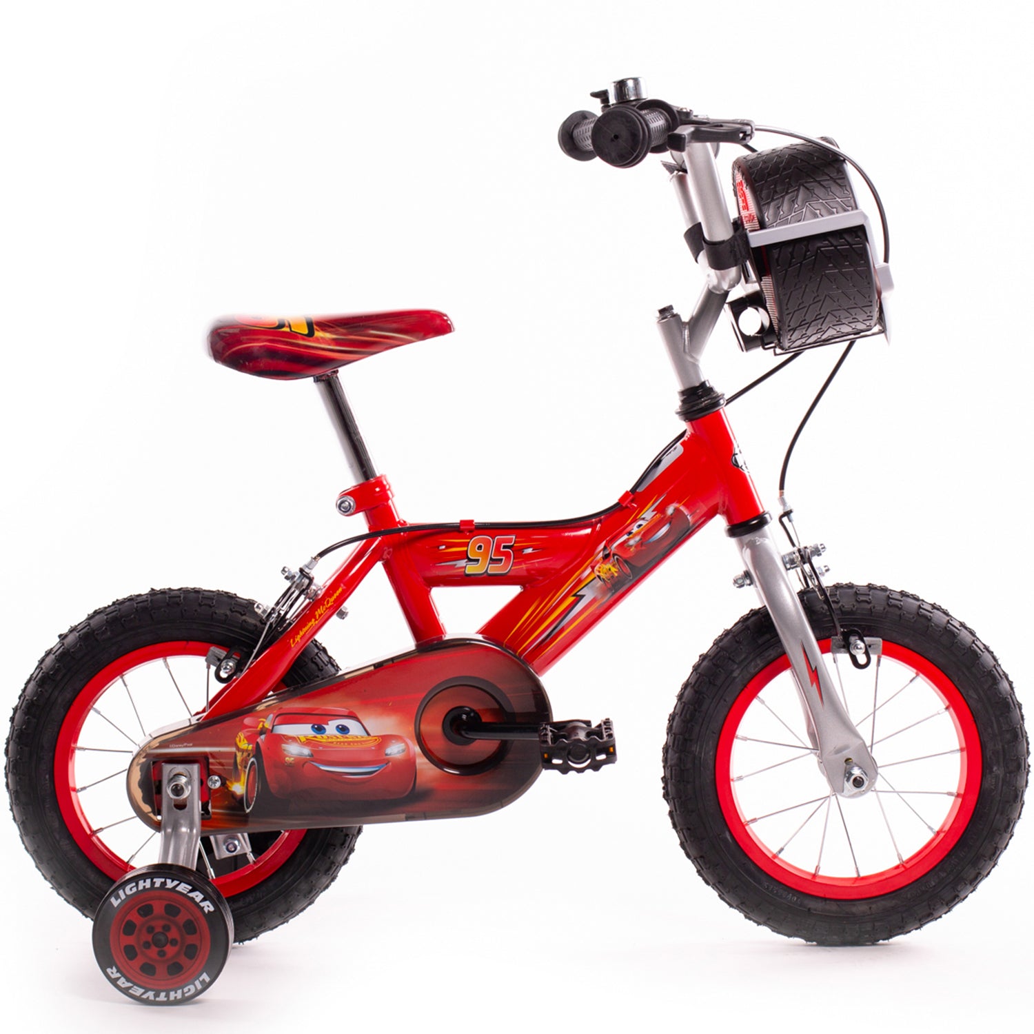 Huffy Disney Cars 12" Kids Bike | Power2Cycle RED 12"