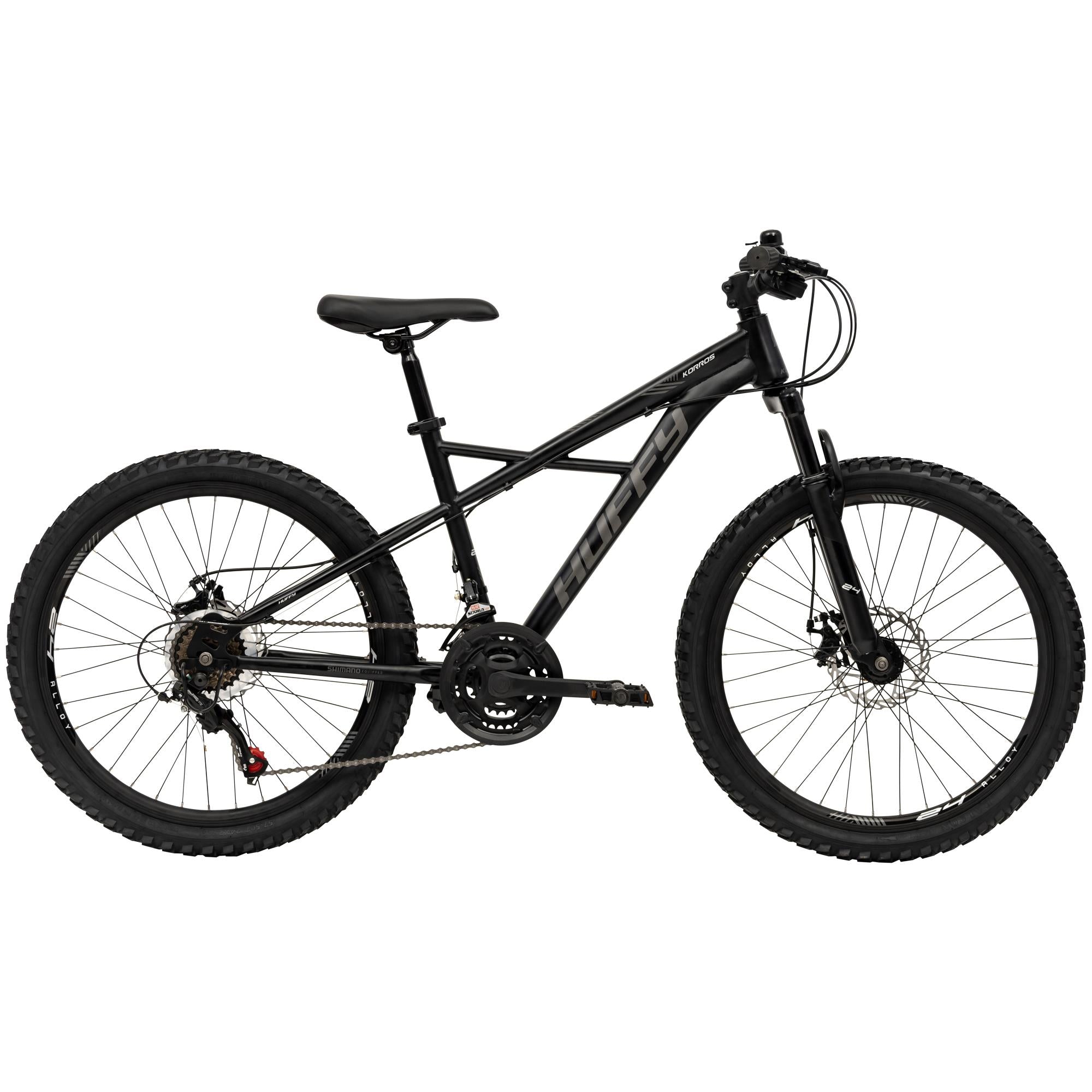 Huffy Korros 24" Mountain Bike | Power2Cycle BLACK 24"