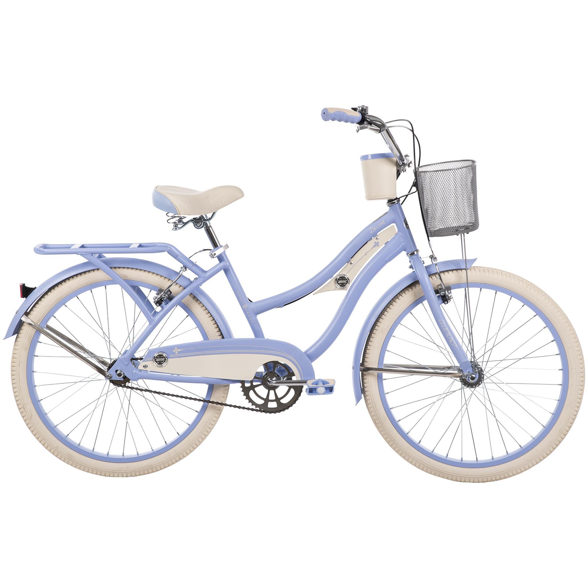 Huffy Deluxe Cruiser 24" Bike | Power2Cycle PERIWINKLE BLUE 24"