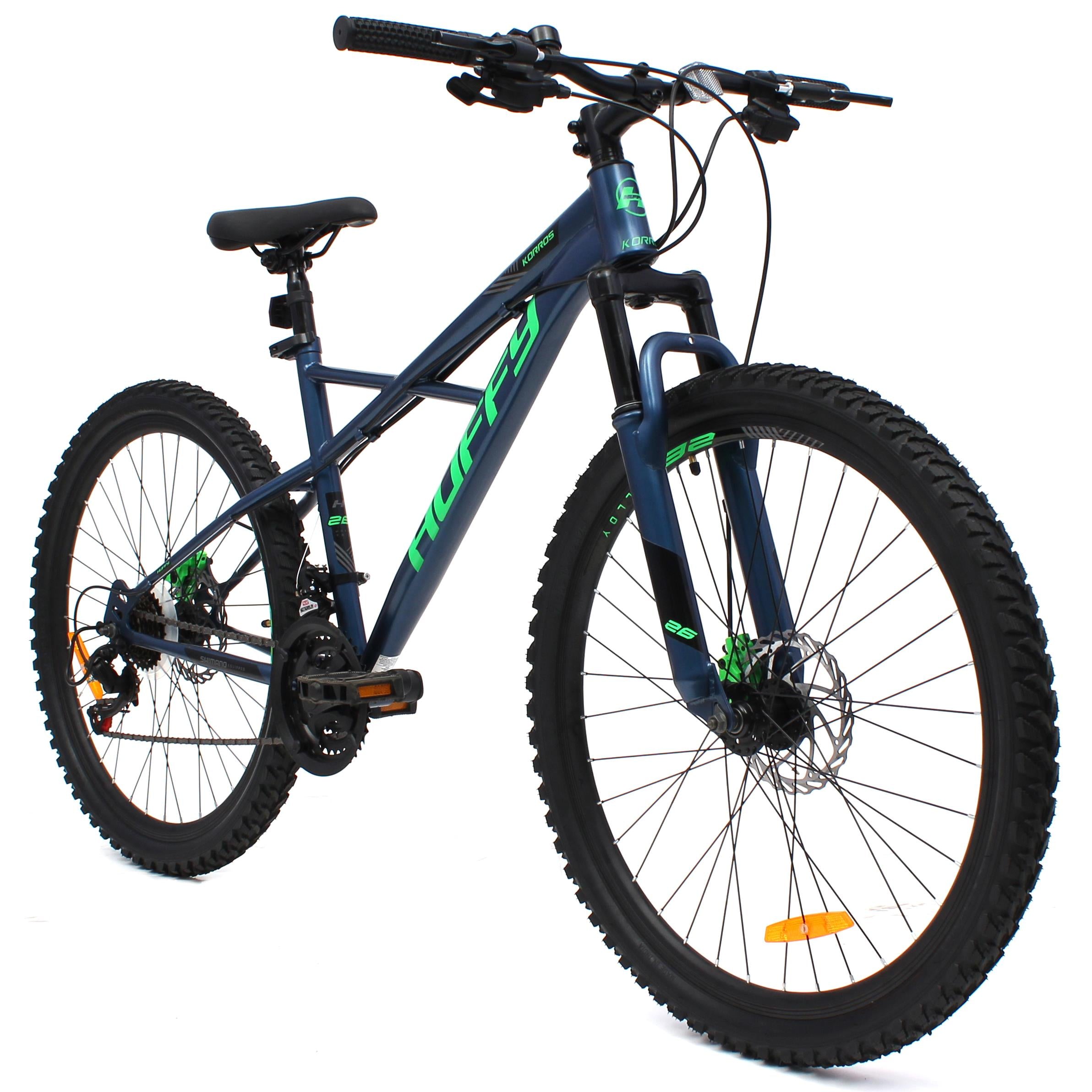 Huffy Korros 26" Mountain Bike | Power2Cycle BLUE/GREEN 26"