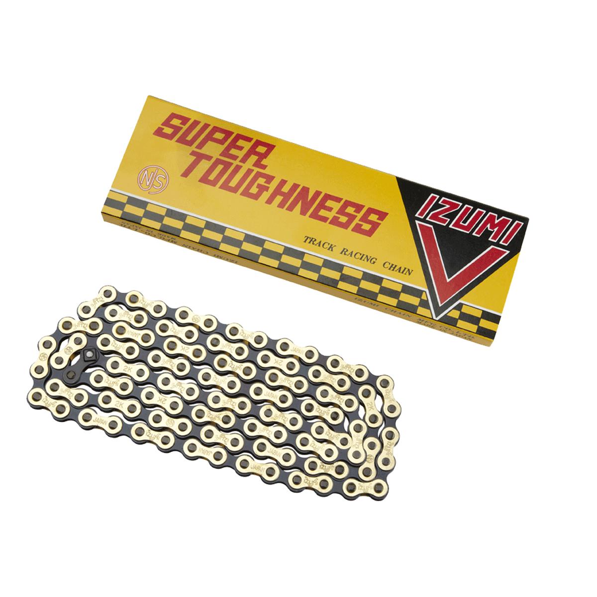 "Izumi V | Power2CycleChain  | Power2Cycle Super Tough Gold/Black | Power2Cycle GOLD/BLACK 1/2" X 1/8""