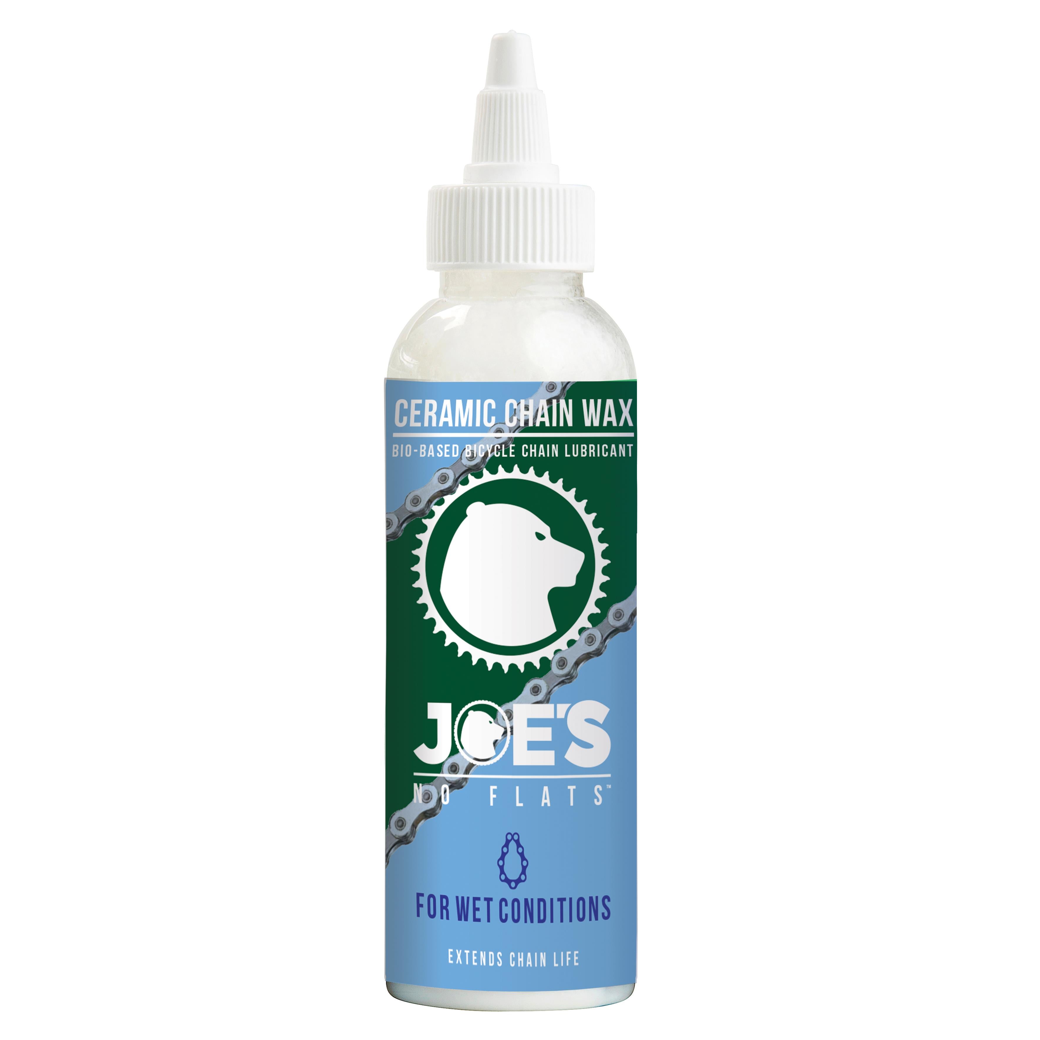 Joe's No Flats Ceramic Chain Wax Wet Condition (Drop) 125ml Bottle | Power2Cycle  125ML