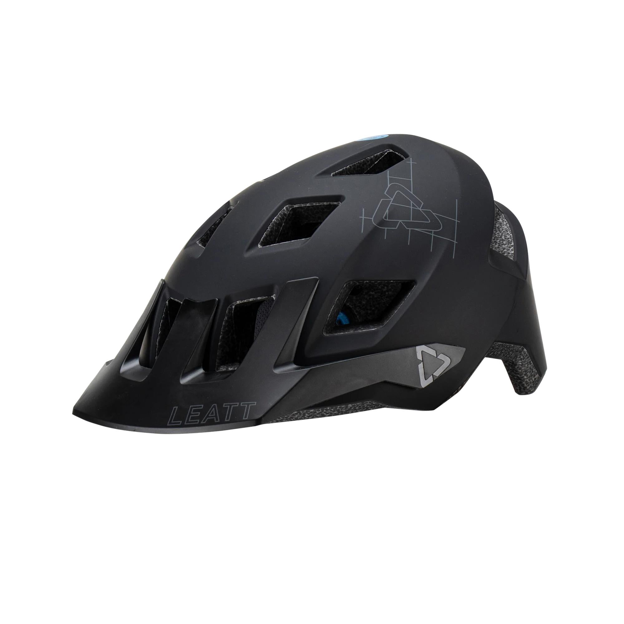 Leatt All Mtn 1.0 MTB  Helmet 2025: CYAN L 59-63CM