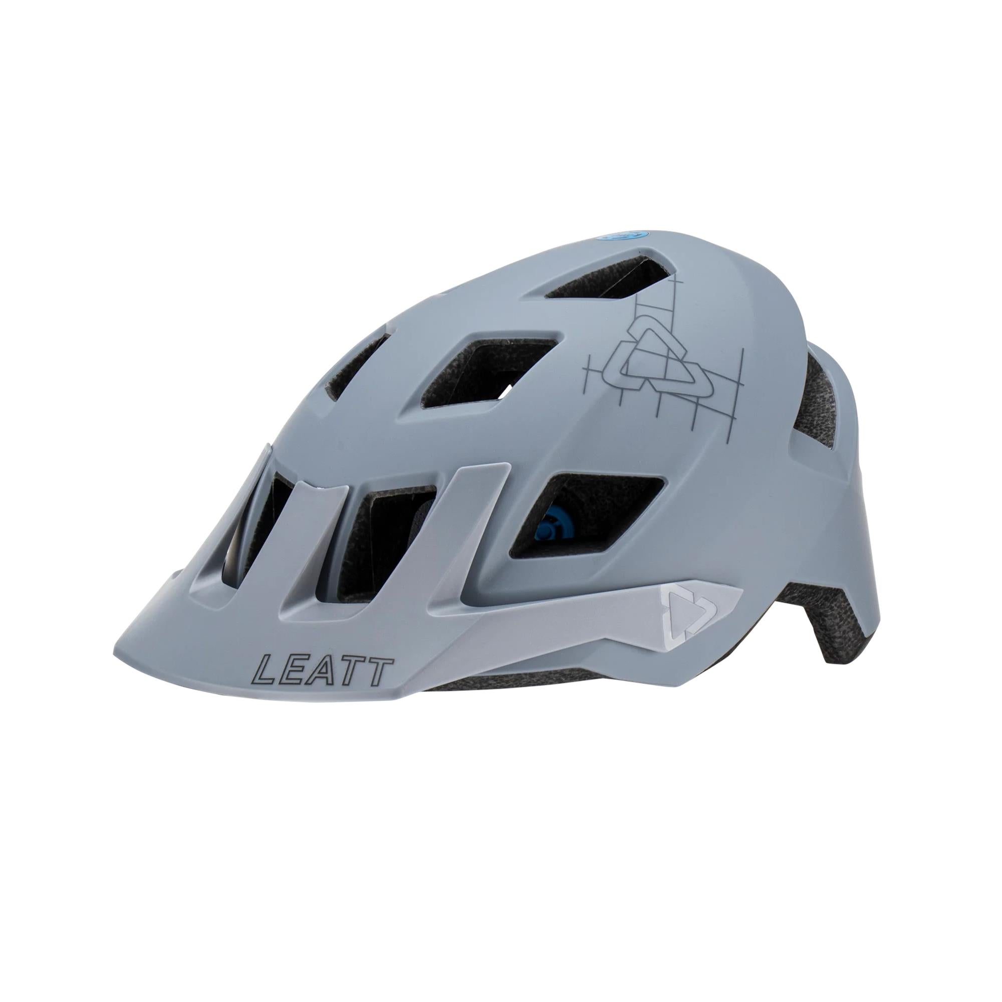 Leatt All Mtn 1.0 MTB  Helmet 2025: CYAN L 59-63CM