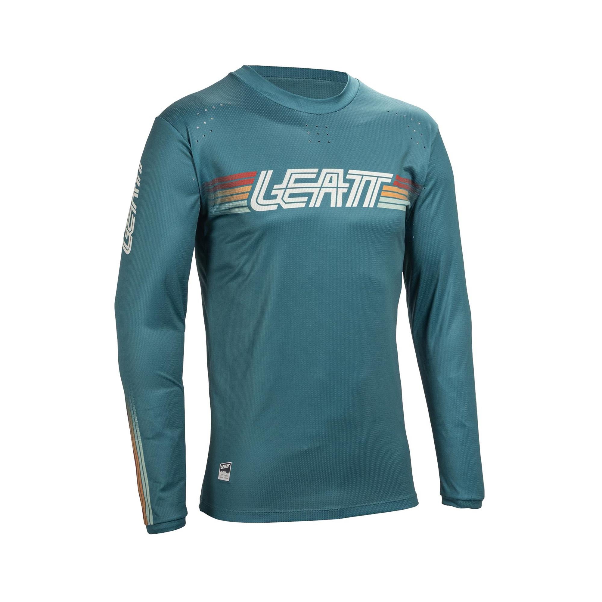 Leatt Enduro 4.0 MTB Jersey 2025: CREAM XS