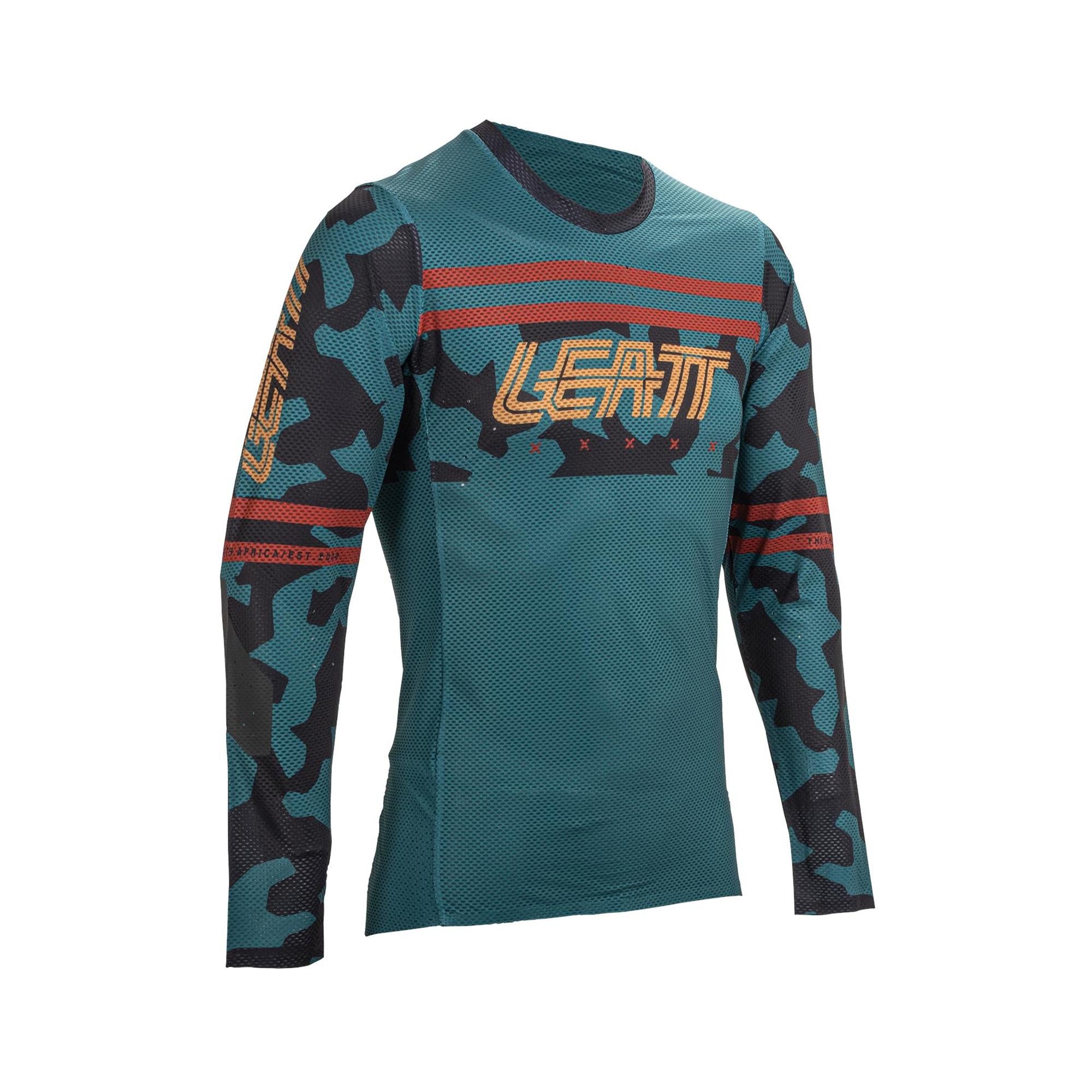 Leatt Gravity 4.0 MTB Jersey 2025: BLACK M