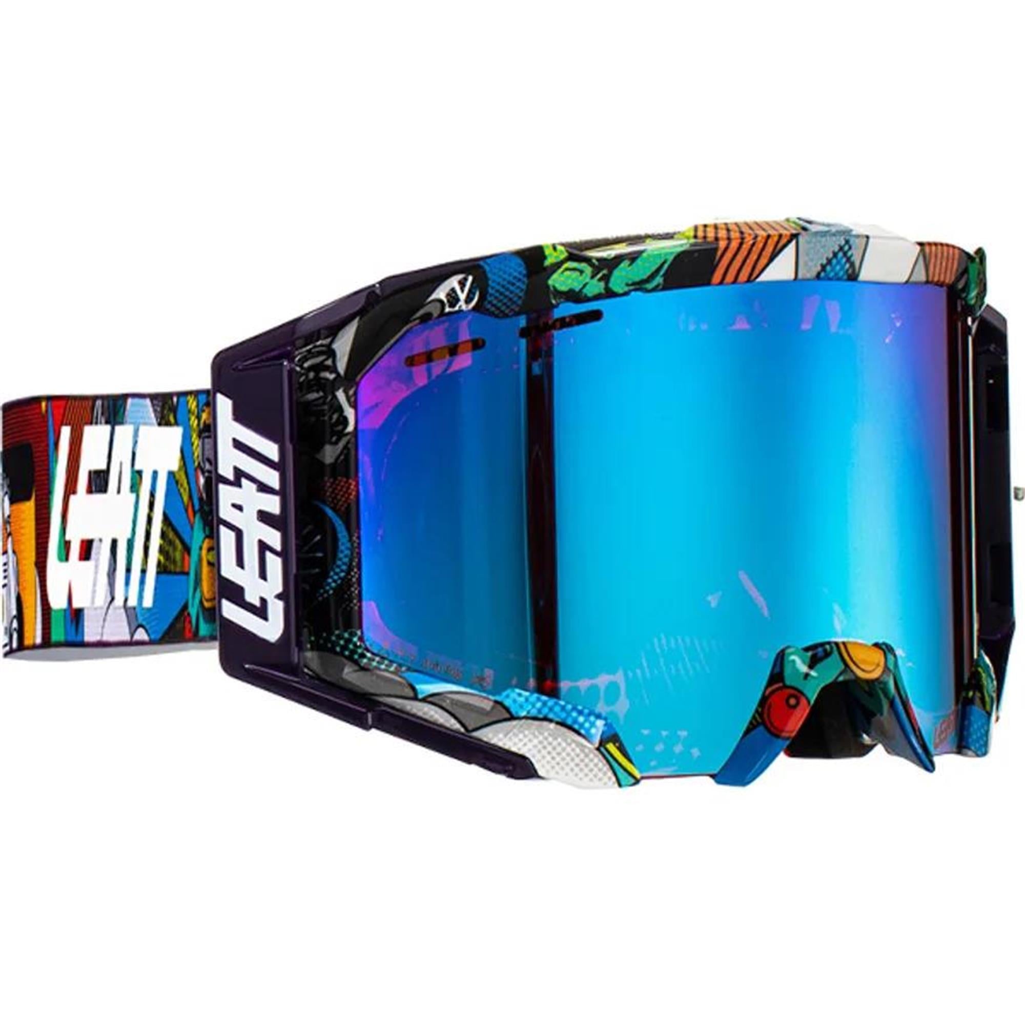 Leatt MTB Goggle Velocity 5.0 Iriz Area 51 | Power2Cycle BLUE UNISIZE