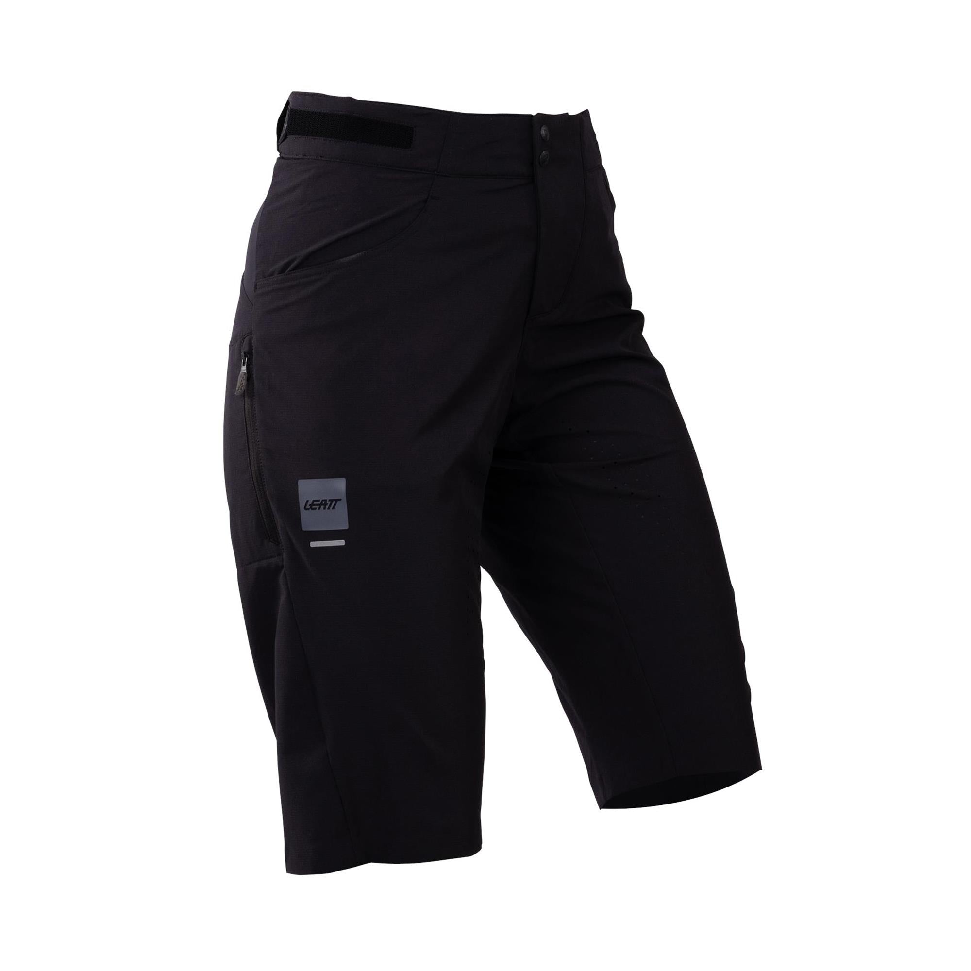 Leatt Womens Trail MTB 3.0 Shorts W/Liner 2026 | Power2Cycle GHOST BLACK