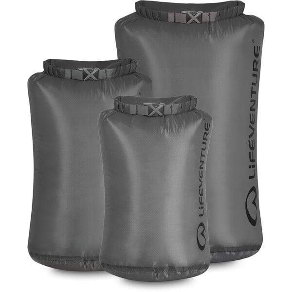 Lifeventure Ultralight Dry Bag MultiPack (5L, 10L, 25L)