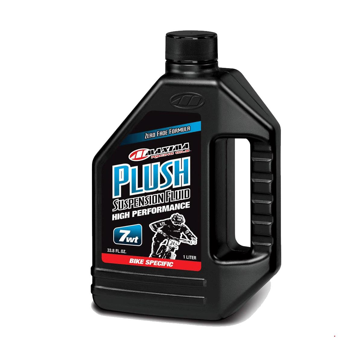 Maxima Suspension Oil PLUSH, 7wt 1 Liter Bottle  | Power2Cycle Rear Shock | Power2Cycle  1L
