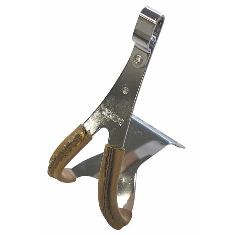 MKS Steel Toe Clip With Leather | Power2Cycle  M