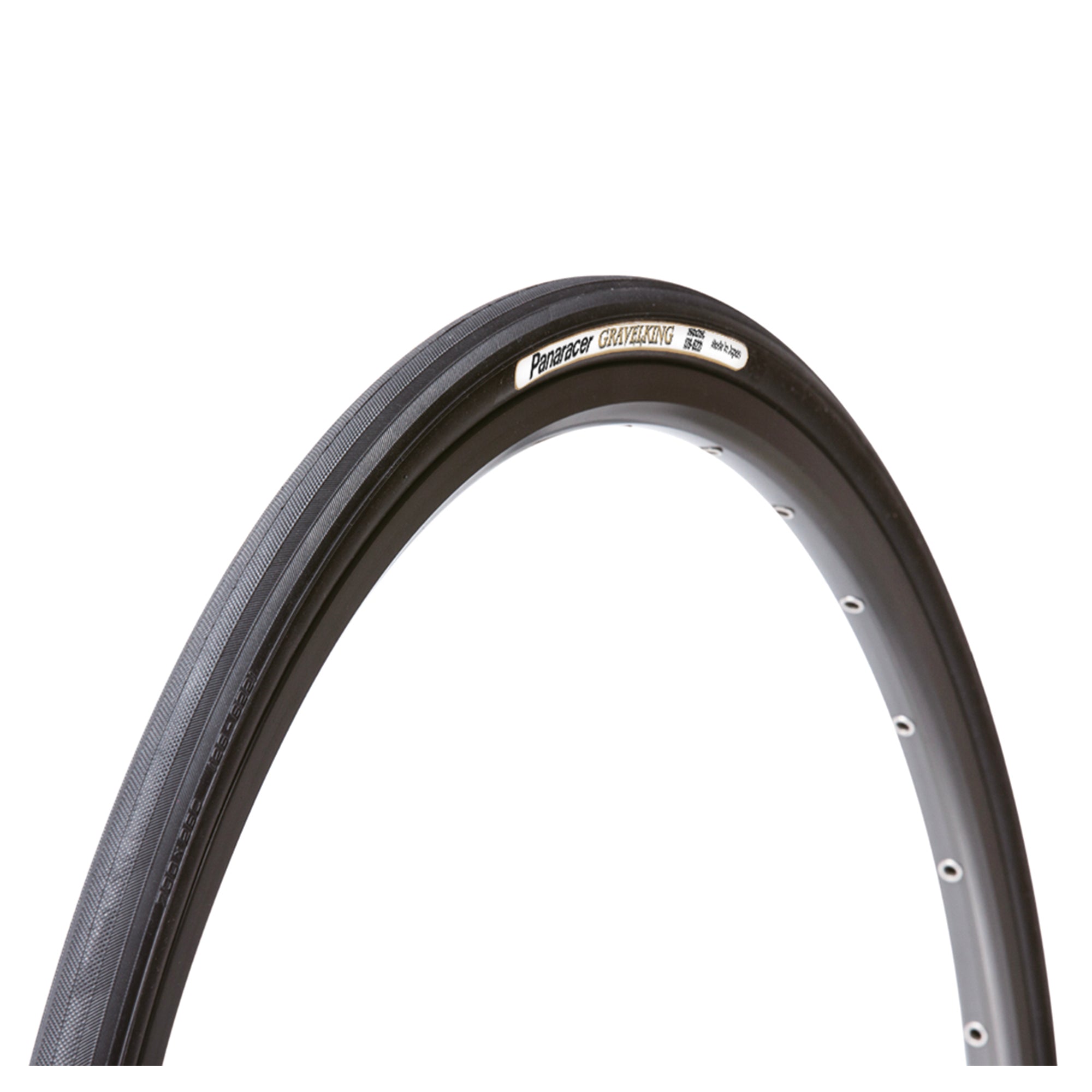 Panaracer GravelKing Slick Folding Allroad Tyre 2023 | Power2Cycle BLACK/BLACK 700X23C