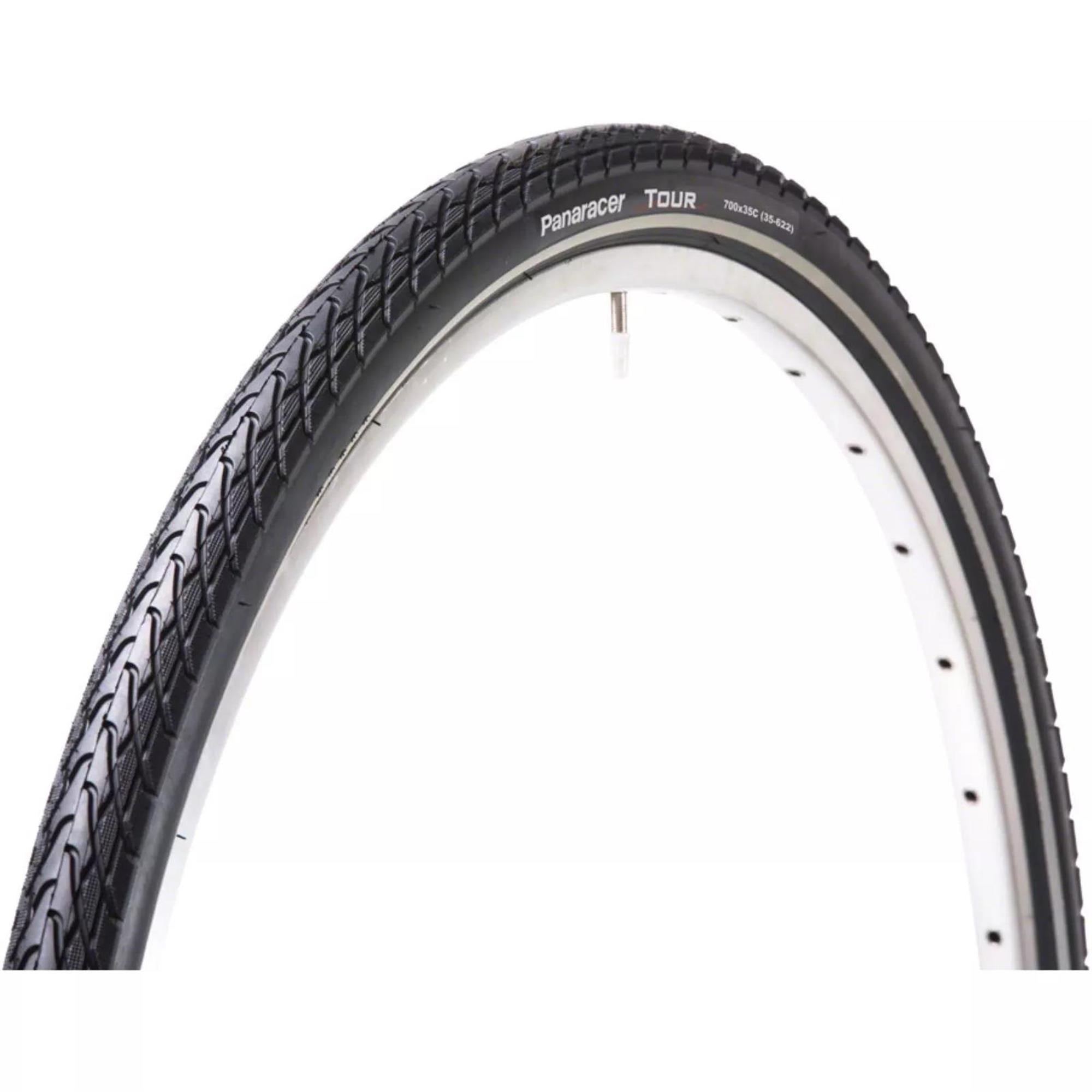 Panaracer Tour Reflective Wire Bead Tyre | Power2Cycle BLACK
