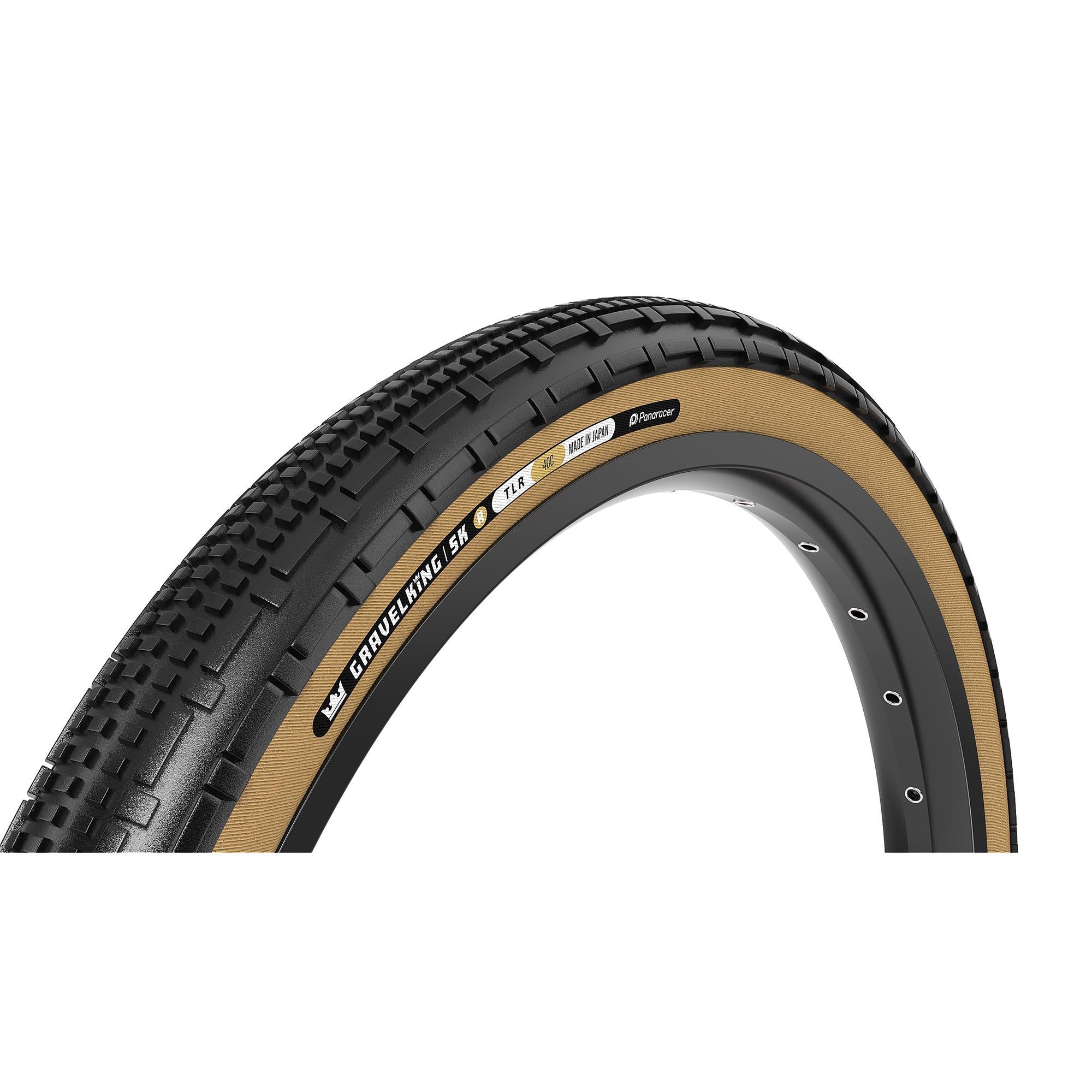 Panaracer TLR GravelKing SK R | Power2CycleLine TLR Gravel Tyre | Power2Cycle BLACK/AMBER