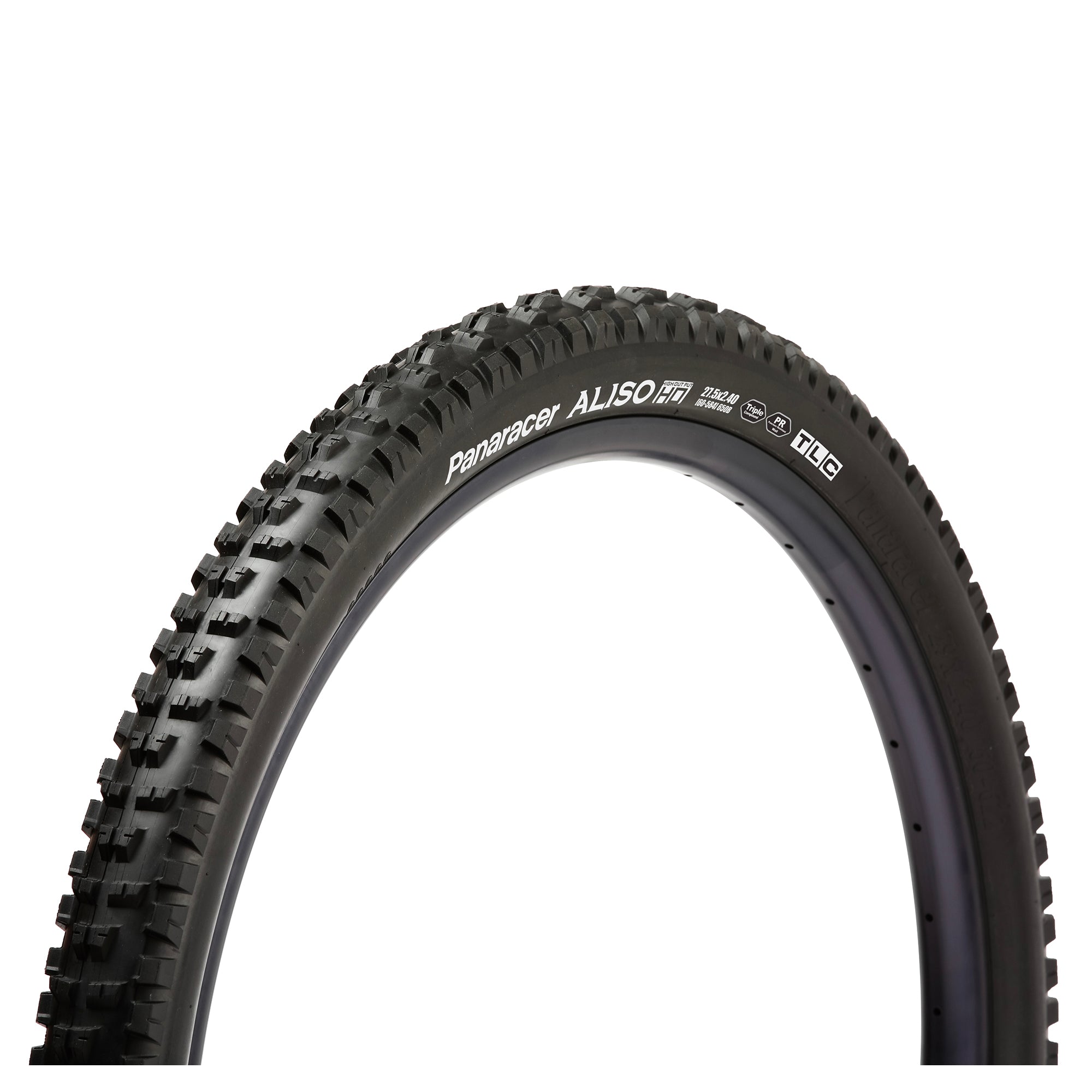 Panaracer Aliso HO Tubele | Power2Cycle Compatible Folding Tyre | Power2Cycle BLACK/BLACK 27.5X2.60"