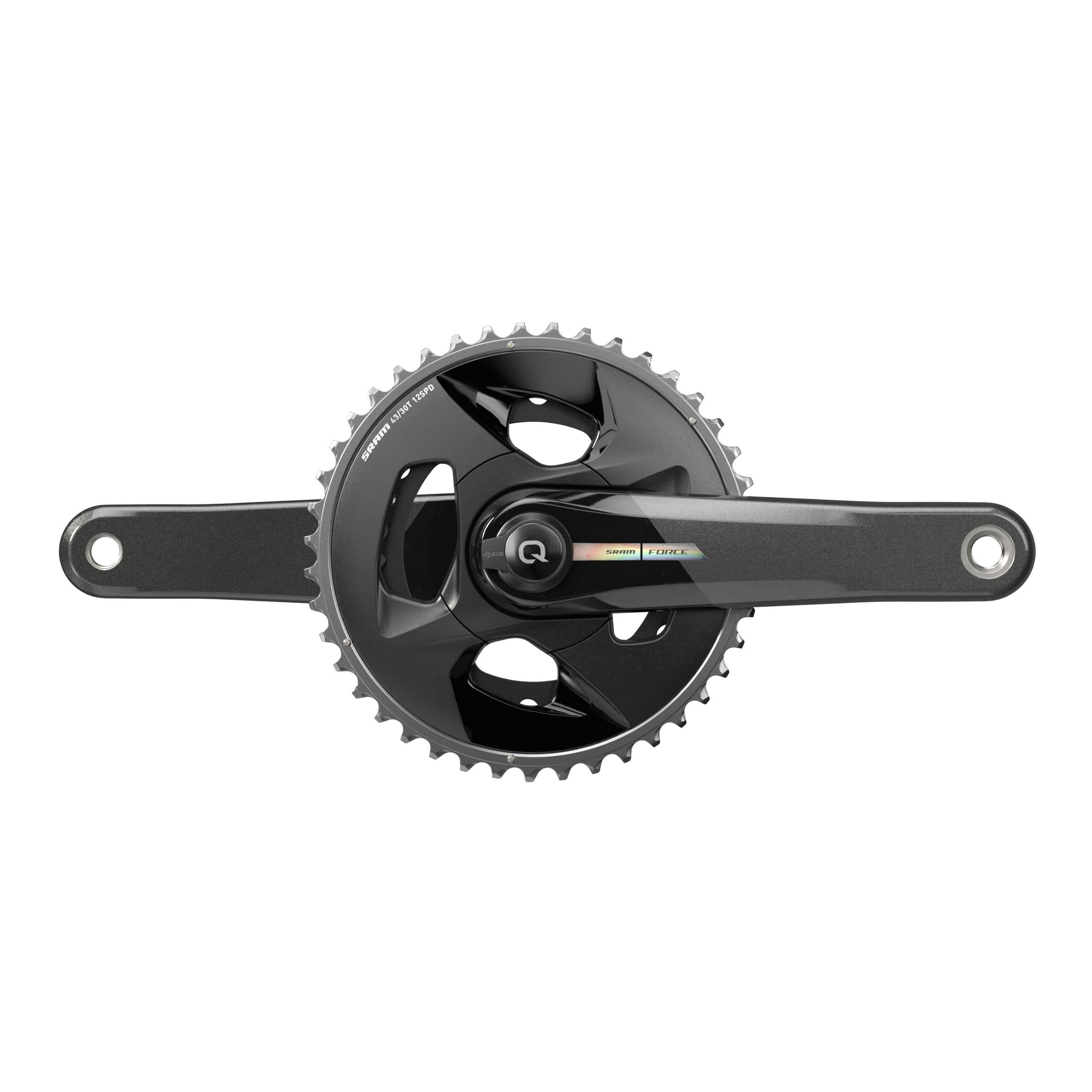 SRAM Force D2 Wide Road Power Meter Spindle DUB  | Power2Cycle 43/30T Direct Mount (BB not included) 2023 | Power2Cycle