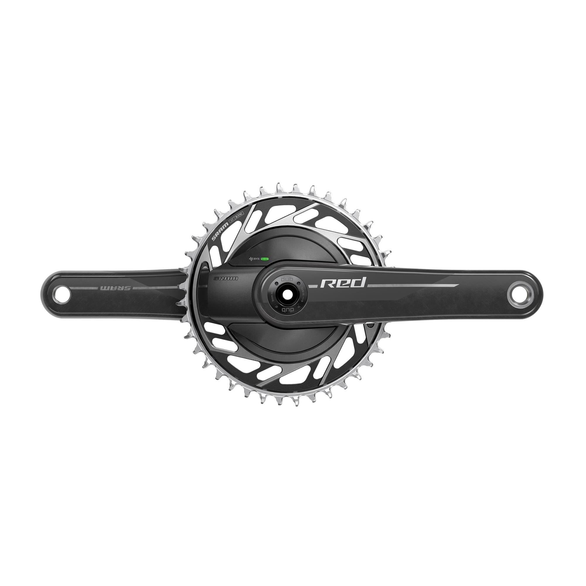 SRAM Red AXS 1X Power Meter Spider XPLR DUB Wide E1  | Power2Cycle Threaded Mount 42T (BB Not Included) | Power2Cycle