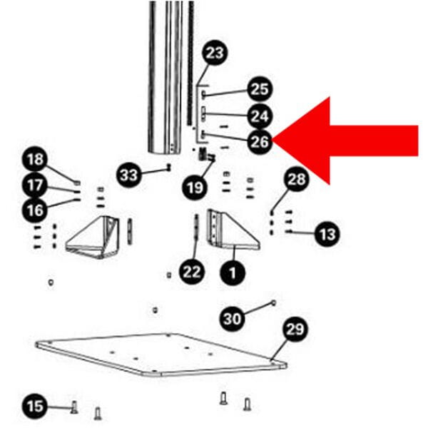 Park Tool 2156  | Power2Cycle Chain Tensioner, LH Thread  | Power2Cycle PRS | Power2Cycle33/PRS | Power2Cycle33.2