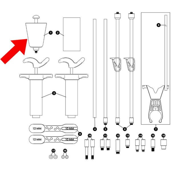 Park Tool 2583A  | Power2Cycle Bleed Funnel For BKM | Power2Cycle1