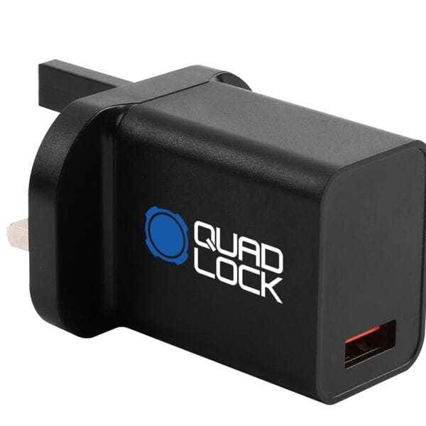 Quad Lock Power Adaptor  | Power2Cycle UK Standard (Type G)