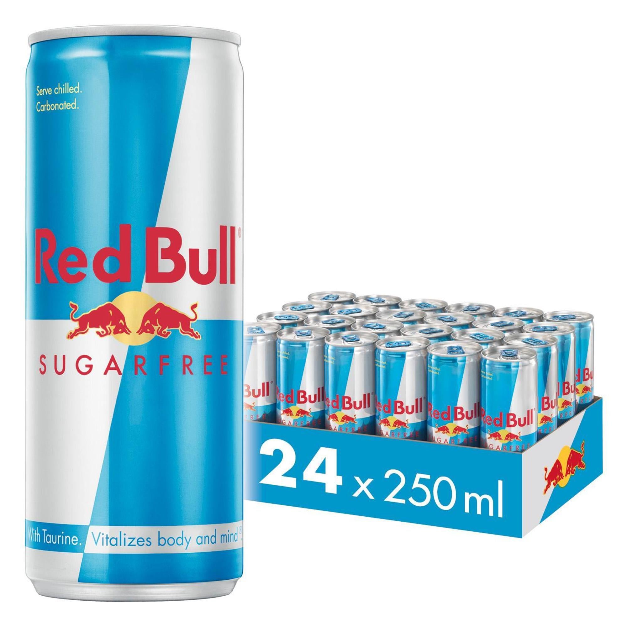 Red Bull Sugar Free Single Can 250ml (24 Pack) | Power2Cycle  250ML