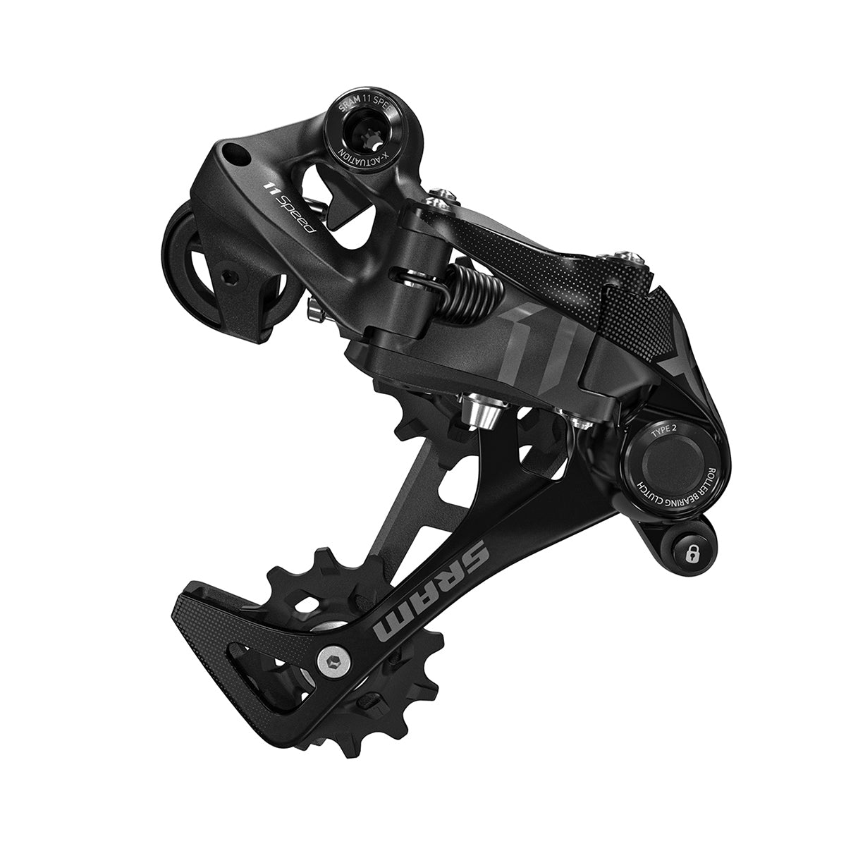 SRAM X01 Rear Derailleur  | Power2Cycle Type 2.1 | Power2Cycle 11 Speed  | Power2Cycle Black | Power2Cycle BLACK 11 SPEED