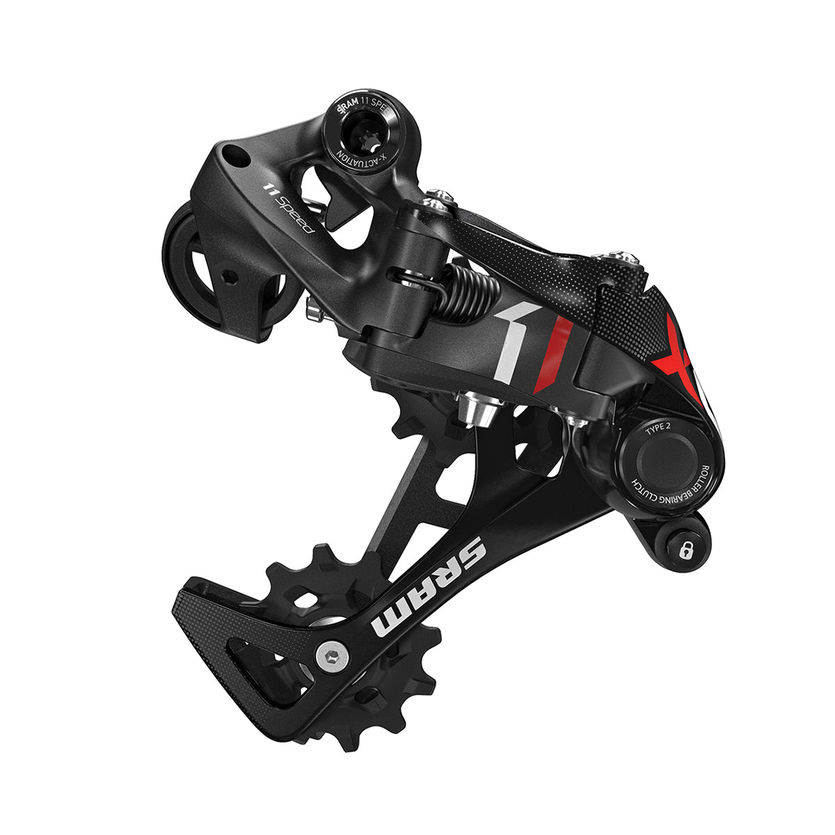 SRAM X01 Rear Derailleur  | Power2Cycle Type 2.1  | Power2Cycle 11 Speed  | Power2Cycle Red | Power2Cycle RED 11 SPEED