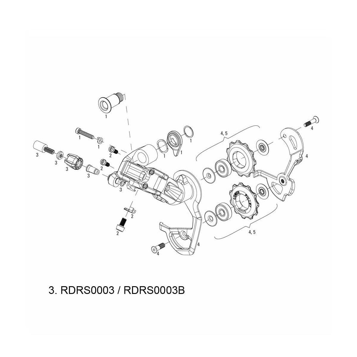 Sram Spare  | Power2Cycle Rear Derailleur Barrel Adjuster Kit Red Black | Power2Cycle