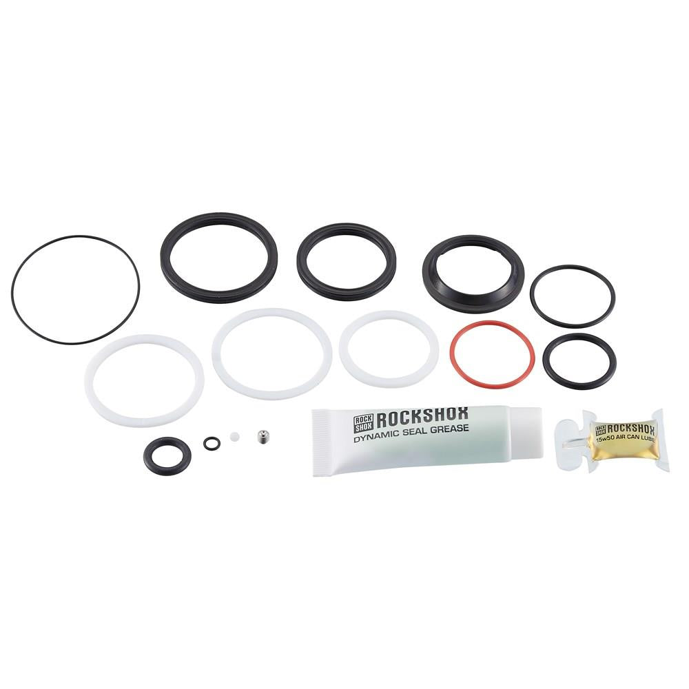 Rockshox 200Hr/1Yr Service Kit (Includes Air Can Seals, Pistonseal, Glide Rings, LFP Seals, Reservoir Seals) | Power2Cycle BLACK