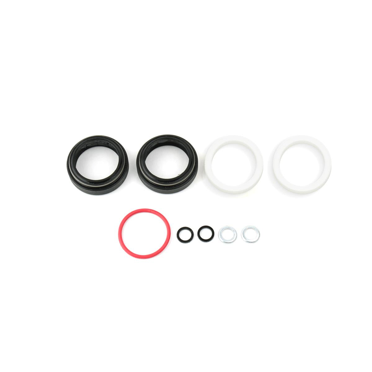 Rockshox Spare  | Power2Cycle  Fork Dust Wiper Upgrade Kit  | Power2Cycle 30mm Black Flangele | Power2Cycle Low Friction Seals (Includes Dust Wipers & 10mm Foam Rings)  | Power2Cycle Judy Silver/Judy Gold (Boost™ Forks)/Rudy 2021 2021 | Power2Cycle