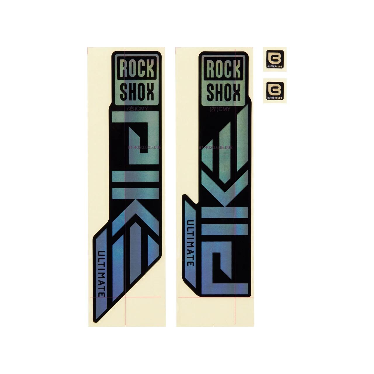 Rockshox Spare  | Power2Cycle Fork Decal Kit  | Power2Cycle Pike Ultimate 27/29 (2023+) | Power2Cycle