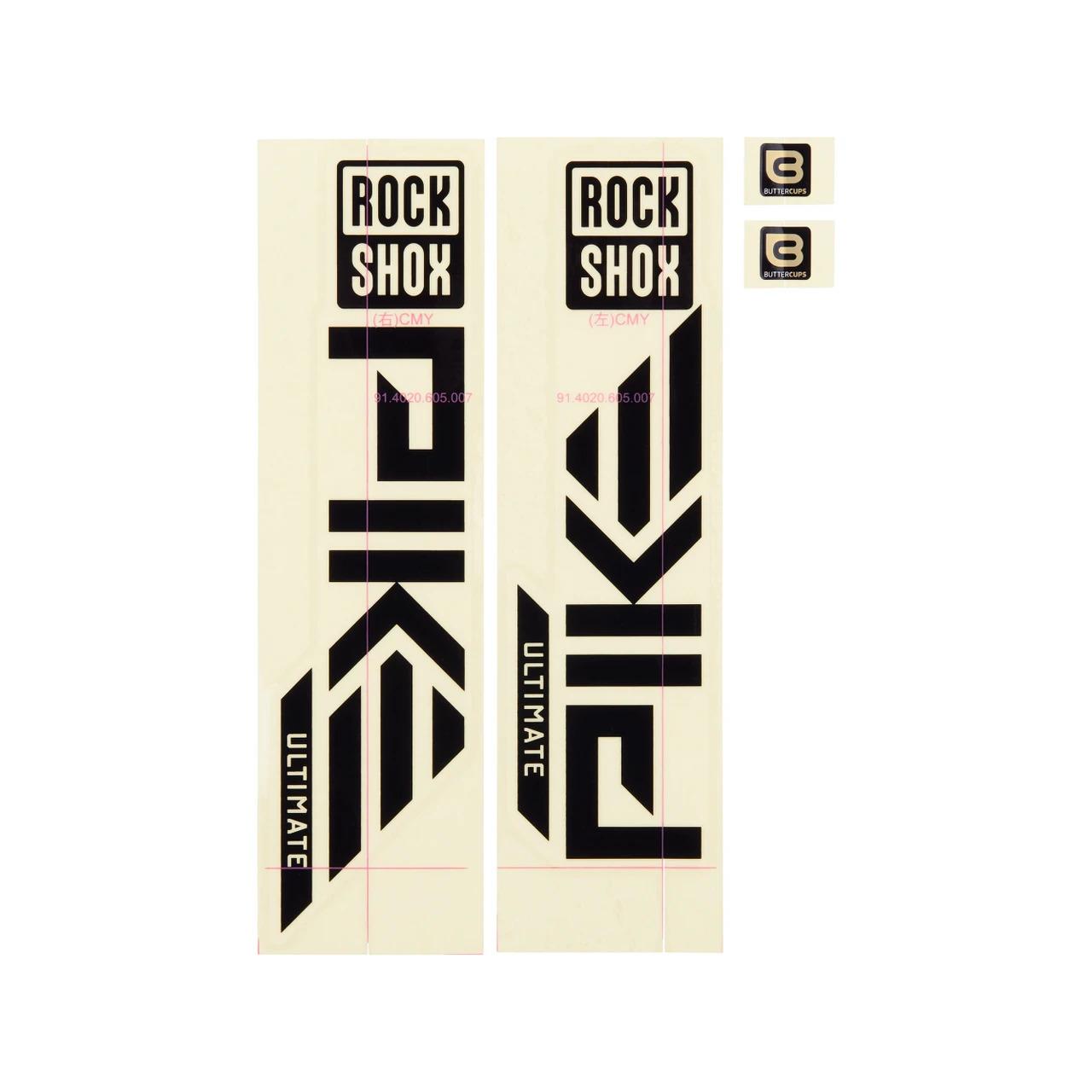 Rockshox Spare  | Power2Cycle Fork Decal Kit  | Power2Cycle Pike Ultimate 27/29 (2023+) | Power2Cycle