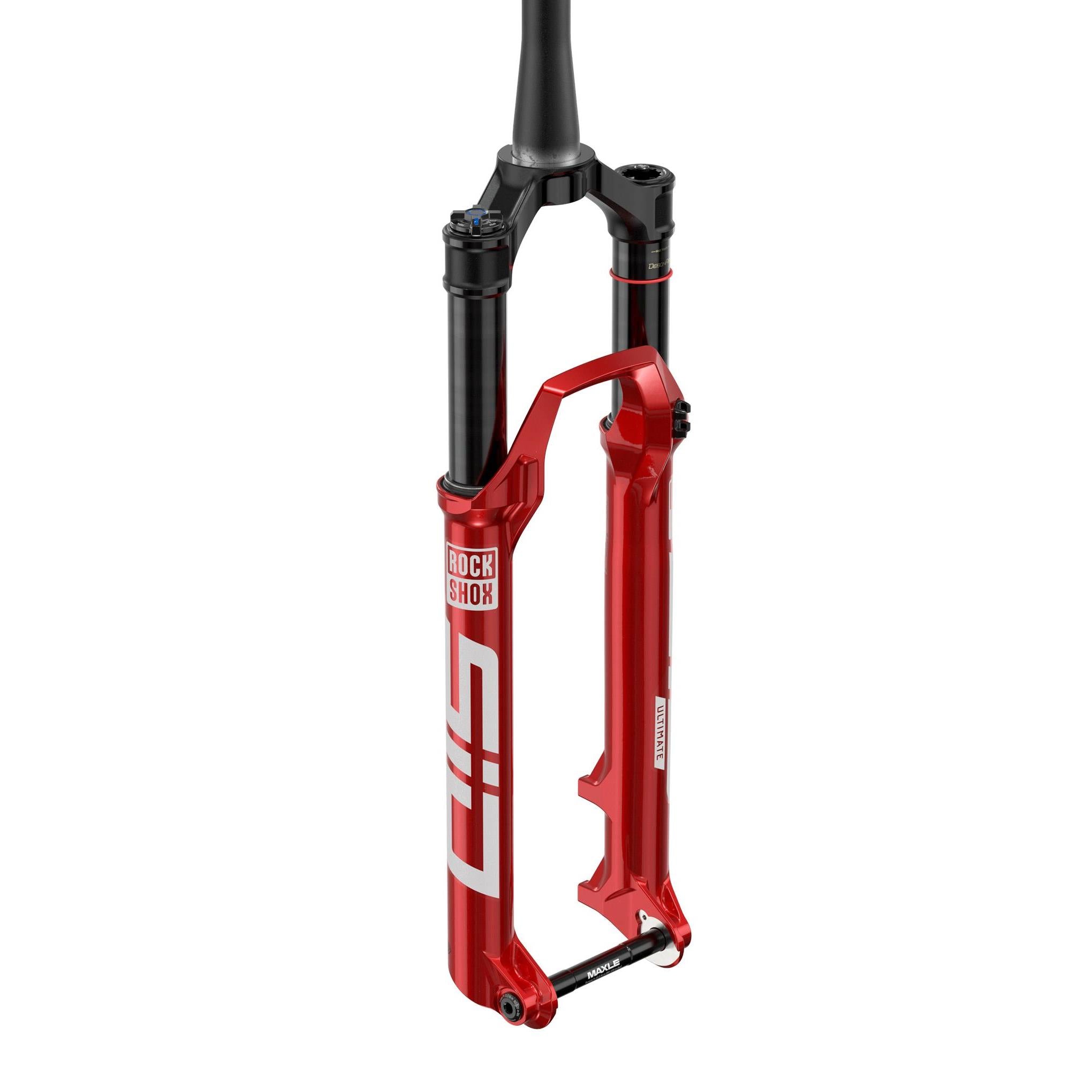 RockShox Fork Sid Ultimate Race Day  | Power2Cycle 3P  Crown 29" Boost™15X110 120mm 44Offset Tapered Debonair (Includes Bolt Onfender, Star Nut, Maxle Stealth) D1 | Power2Cycle ELECTRIC RED 120MM