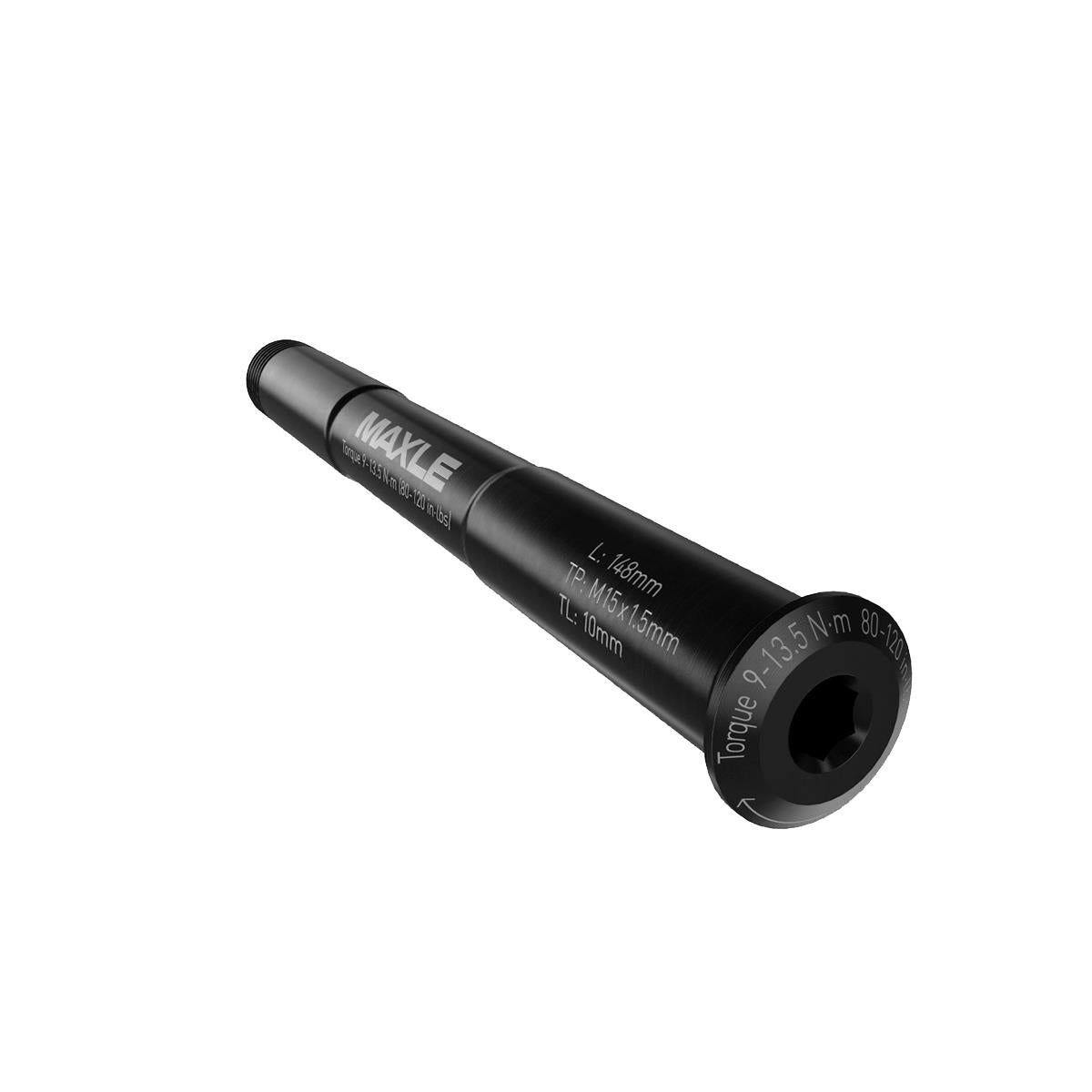 SRAM Axle Maxle Stealth Rear, 12x Length 188mm, Thread Length 20mm, Thread Pitch M12X1.75  | Power2Cycle Boost Split Pivot Frames | Power2Cycle BLACK 12X148MM