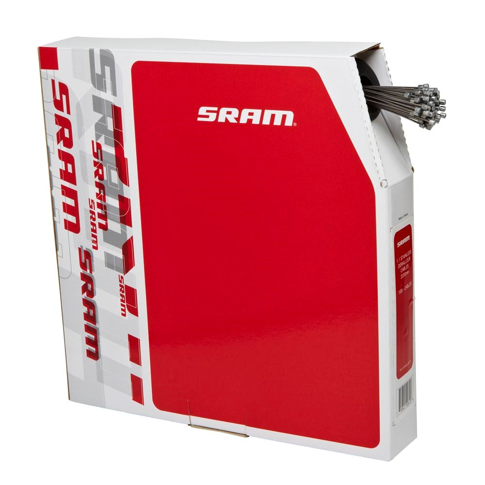 SRAM 1.1 Stainle | Power2Cycle Shift Cables 2200mm 100 | Power2Cyclecount Box | Power2Cycle