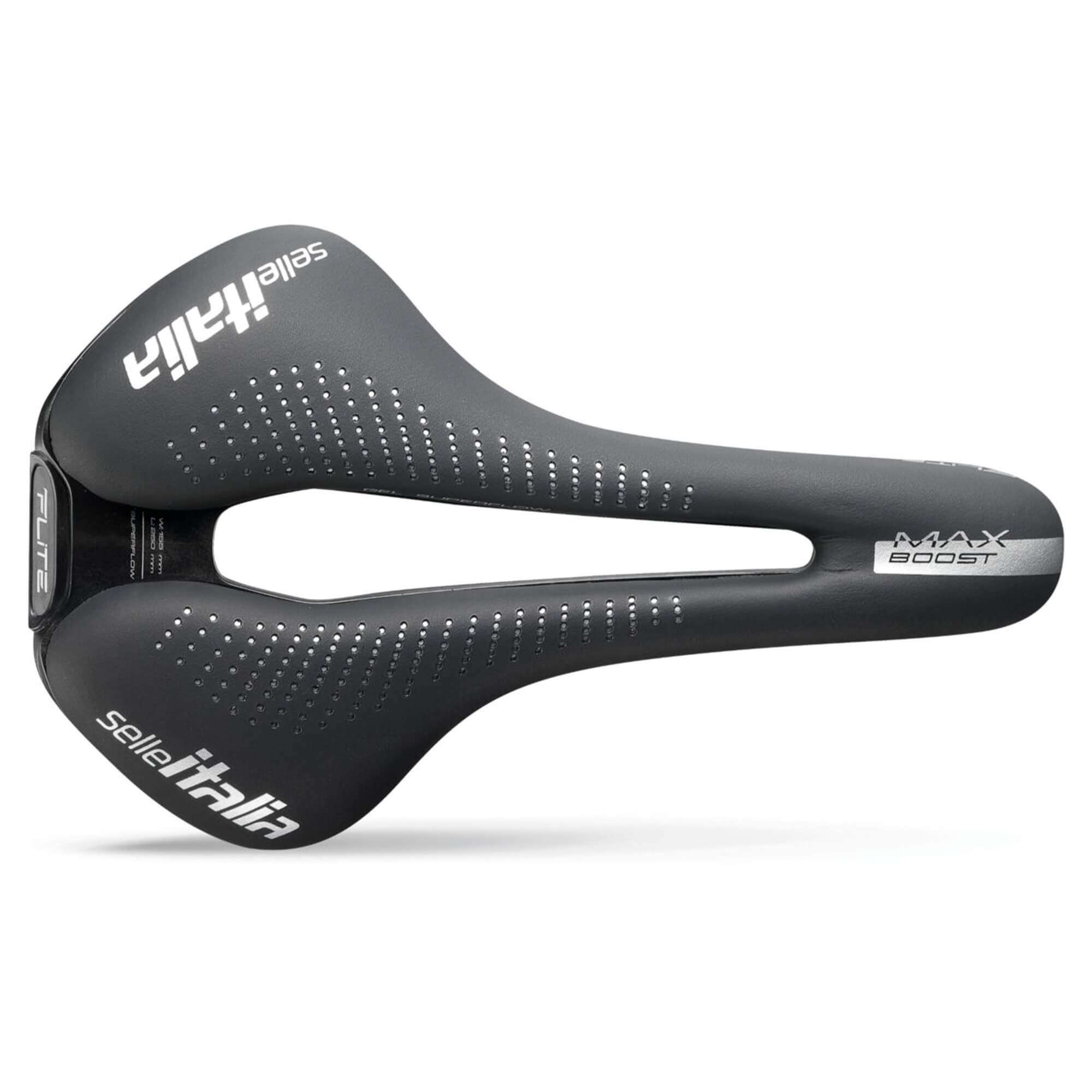 Selle Italia Max Flite Boost Gel TI316 Superflow Saddle | Power2Cycle BLACK L3