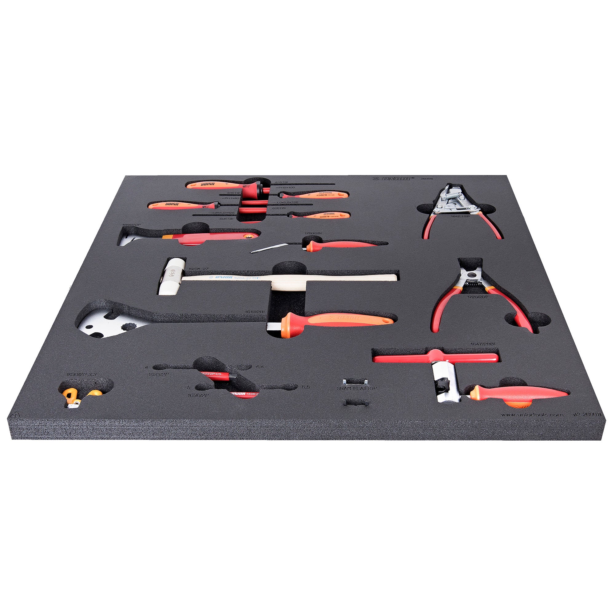 UNIOR Set Of Tools In Tray 3 For 2600B | Power2Cycle RED