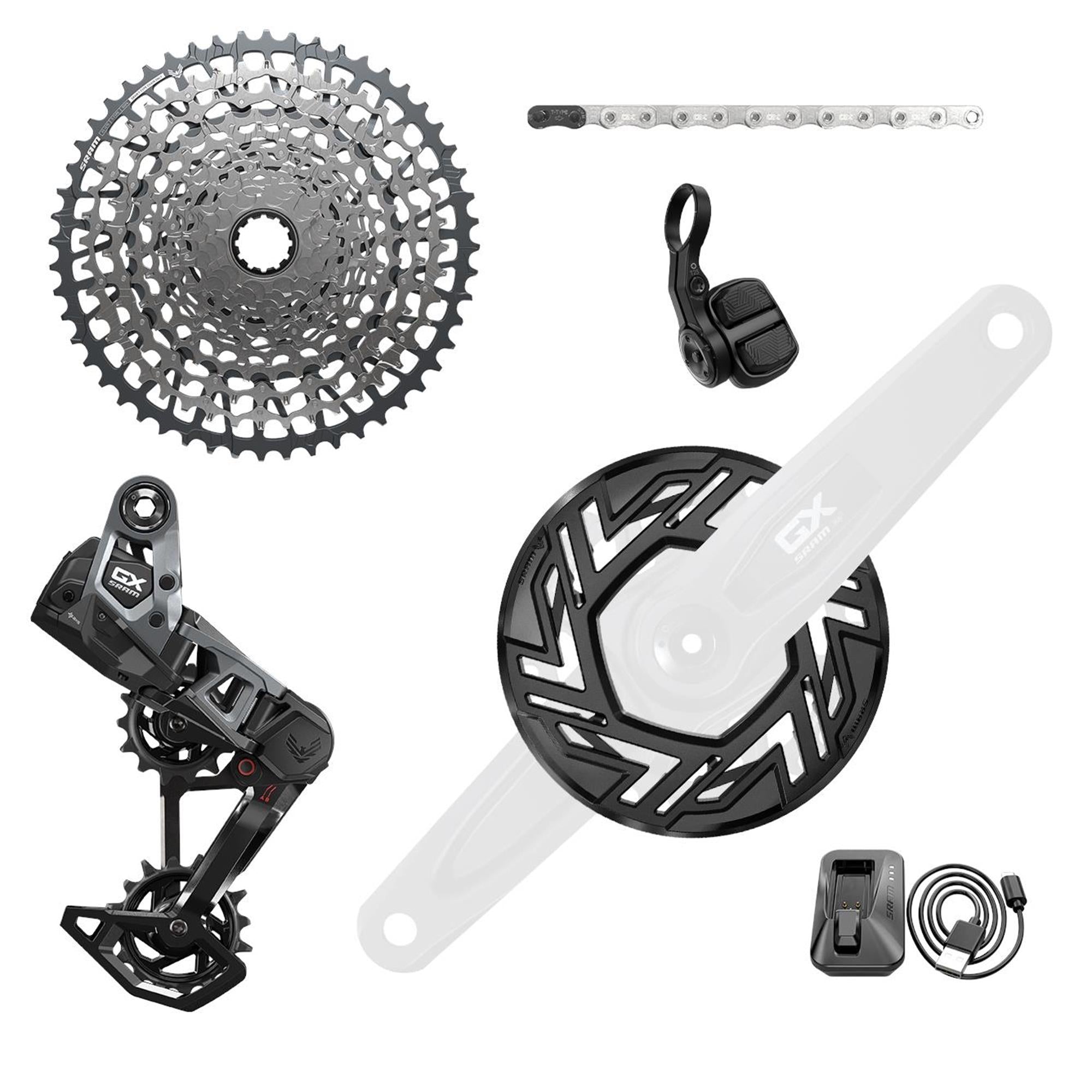 SRAM  | Power2Cycle GX T | Power2CycleType Eagle E | Power2CycleMtb 104Bcd Transmi | Power2Cycleion Axs Groupset (Rd W/Battery/Charger/Cord, Ec Pod, Cr 104Bcd T | Power2CycleType 34T,Clip | Power2CycleOn Guard, Cn 126L, Cs Xs | Power2Cycle1275 10 | Power2Cycle52T) – Cranks Not Included | Power2Cycle