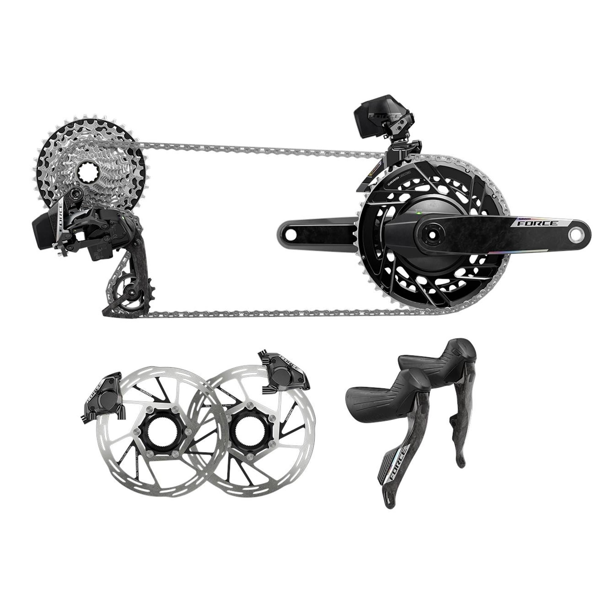 SRAM Force AXS 2X E1 Electronic Hrd Groupset | Power2Cycle